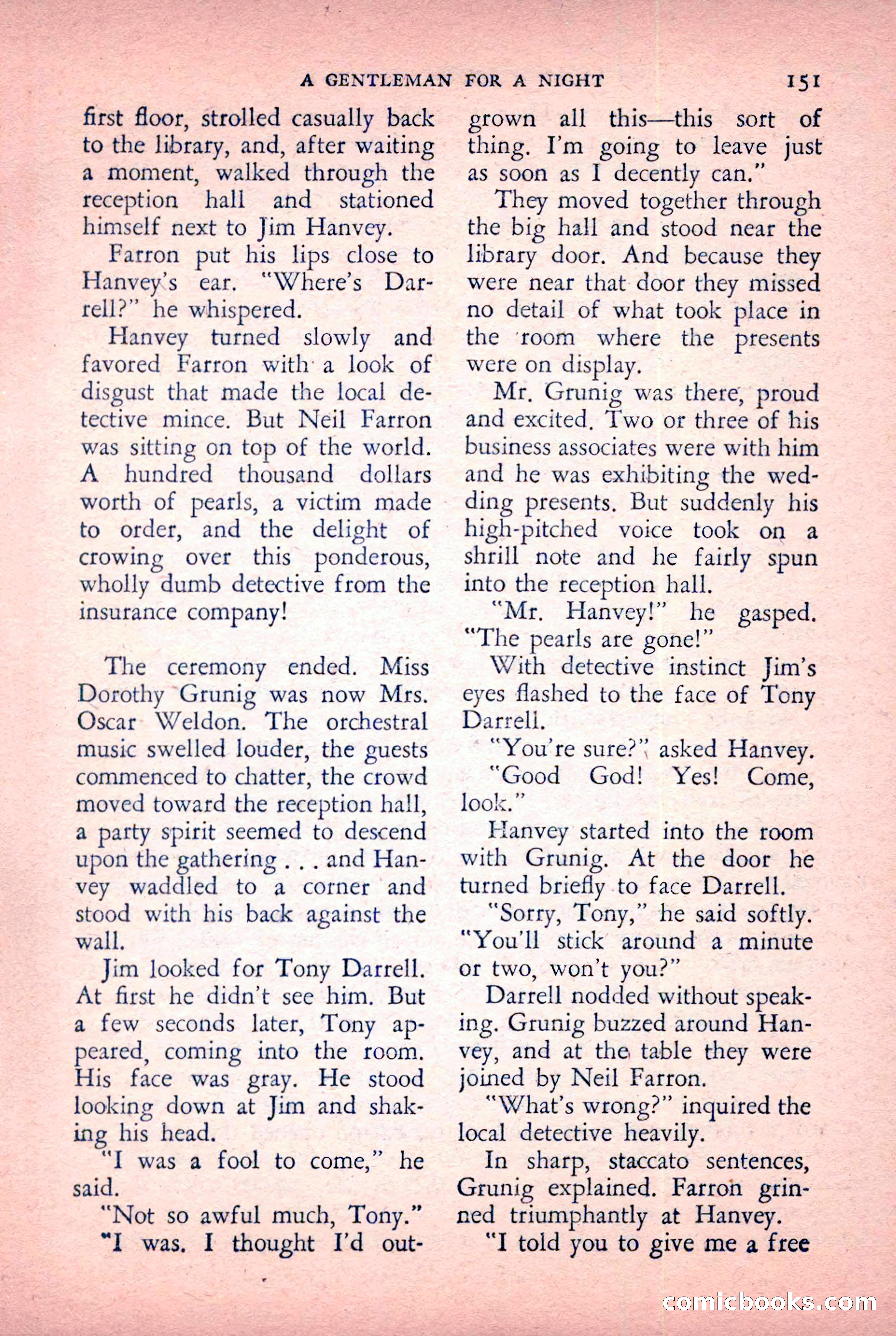 The Saint Detective Magazine, January 1956 — page 153 of 164