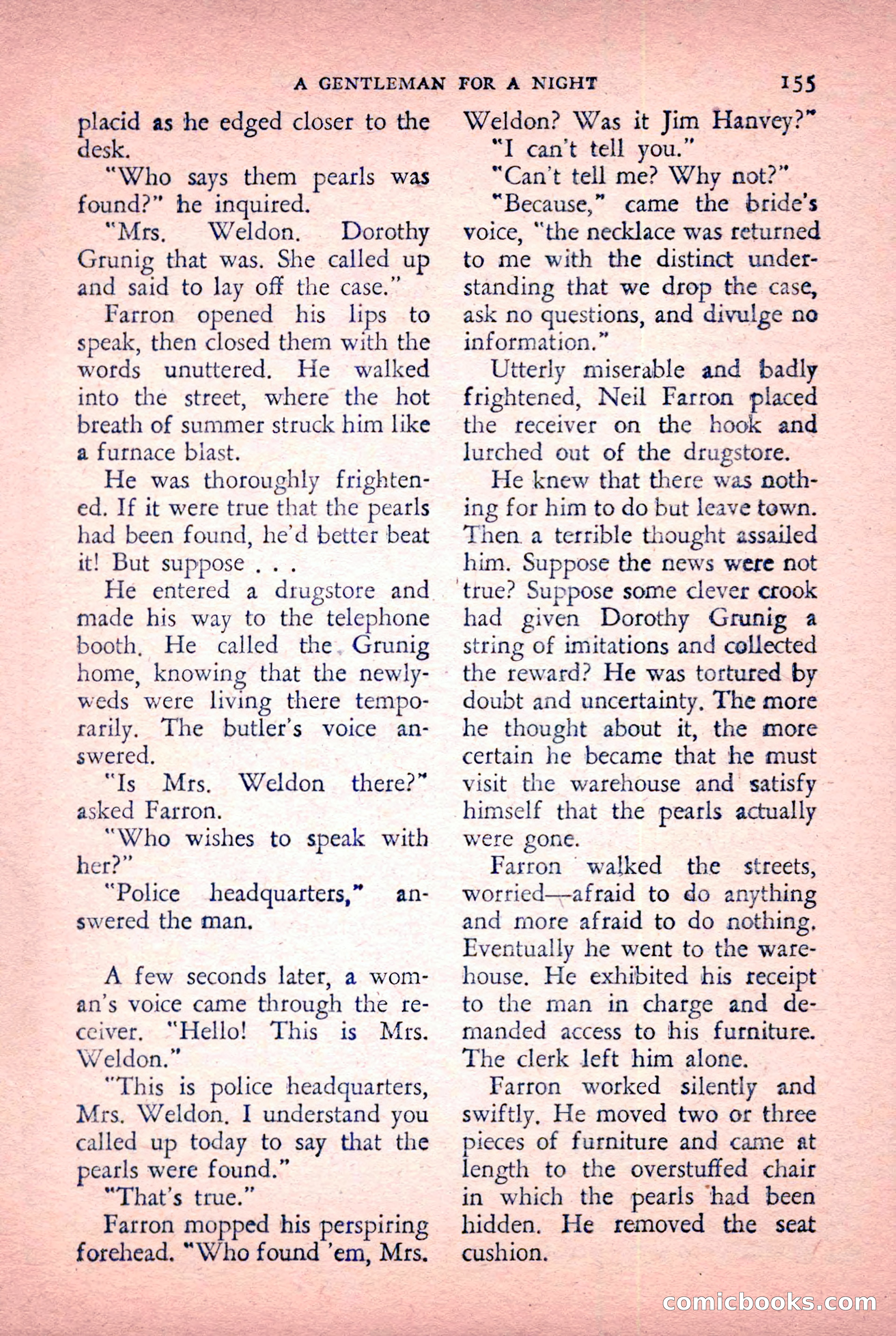 The Saint Detective Magazine, January 1956 — page 157 of 164