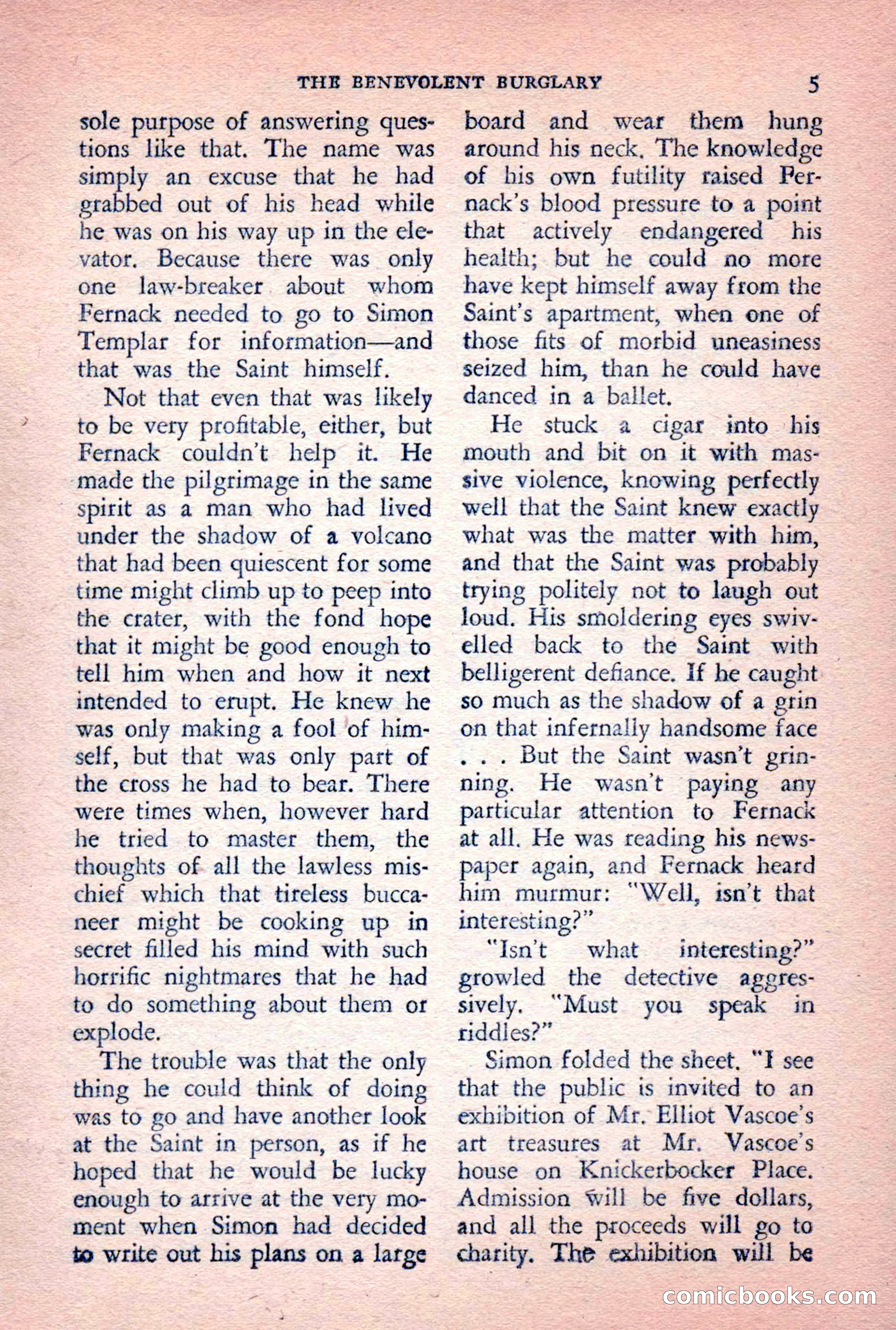 The Saint Detective Magazine, February 1956 — page 7 of 164
