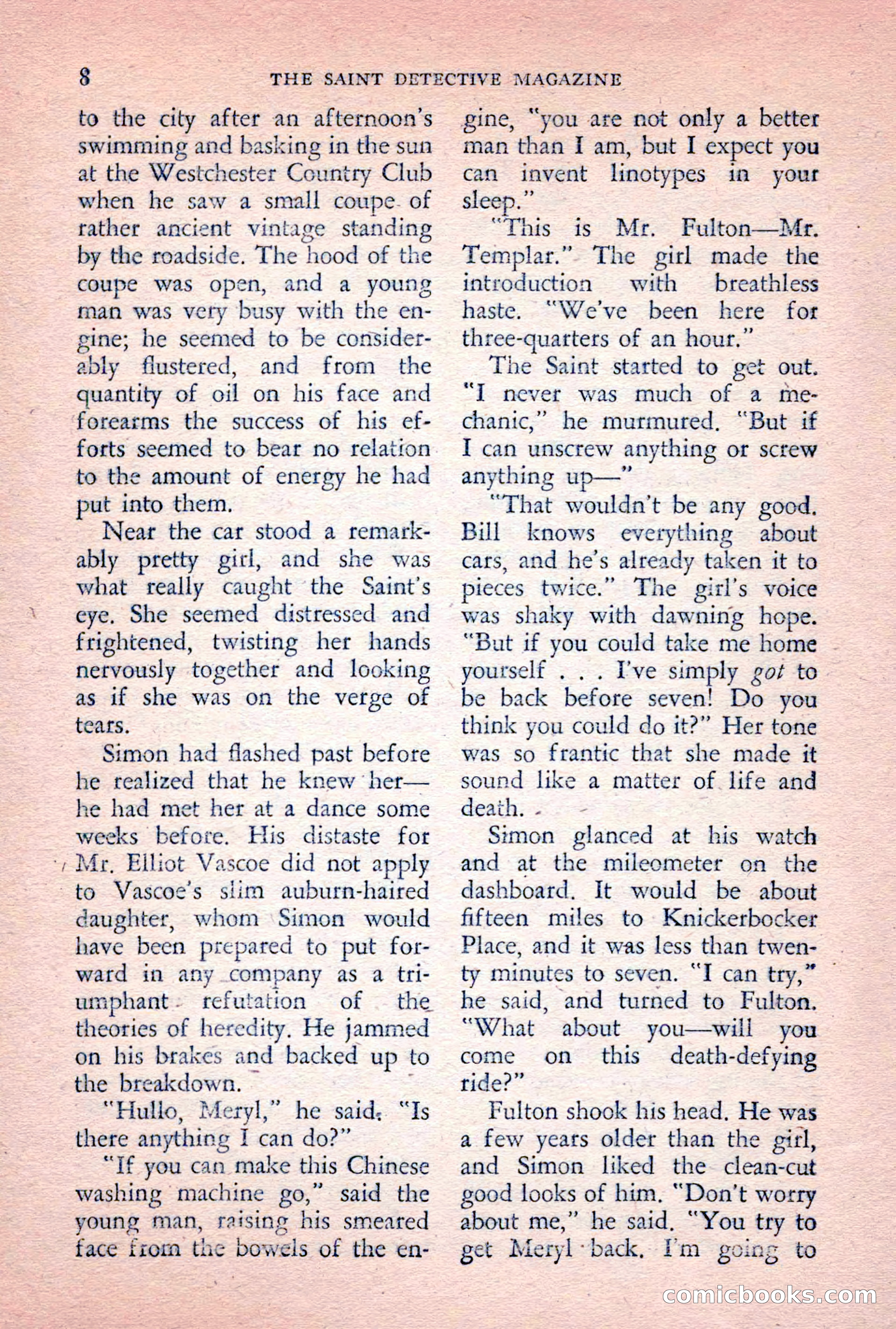 The Saint Detective Magazine, February 1956 — page 10 of 164
