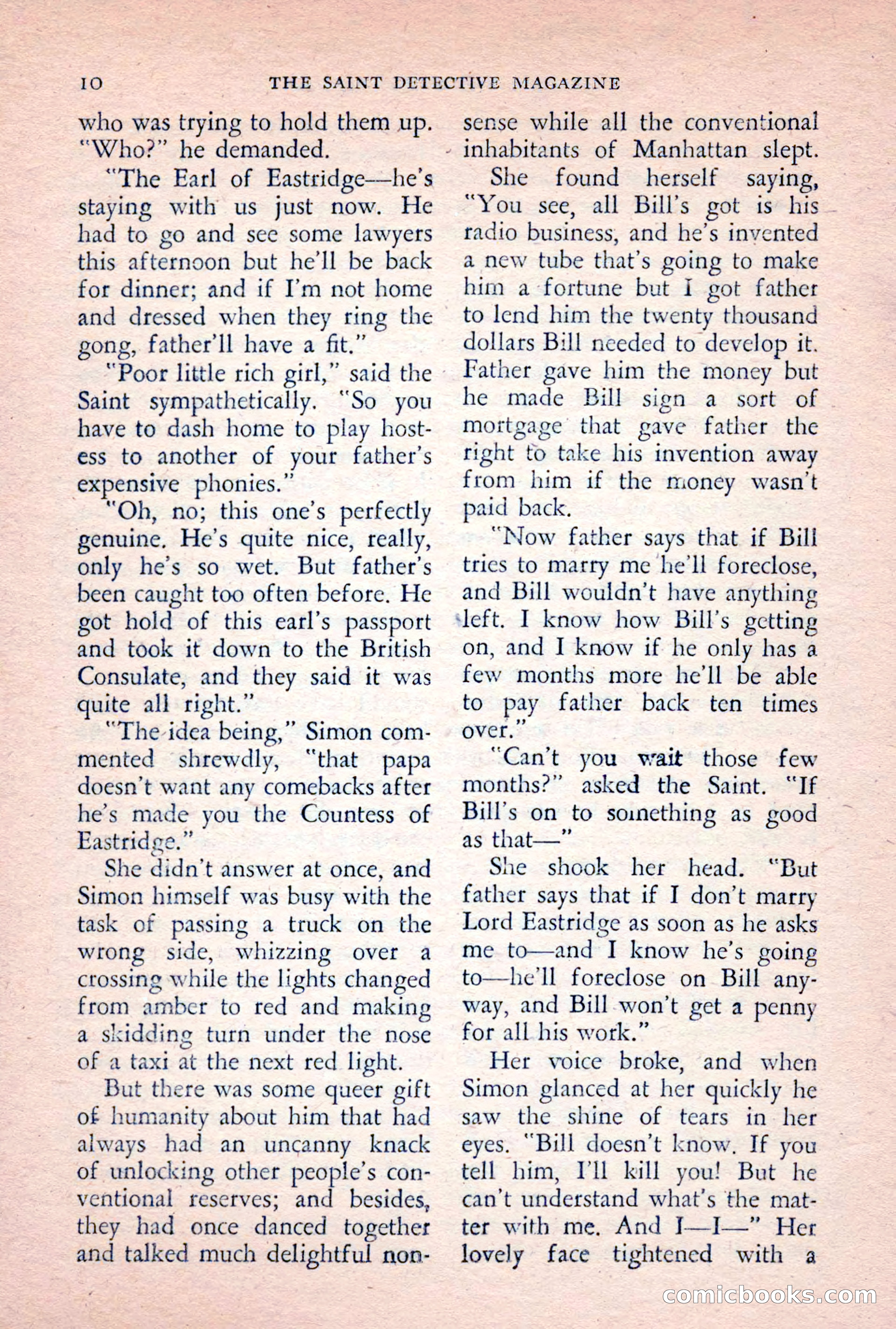 The Saint Detective Magazine, February 1956 — page 12 of 164