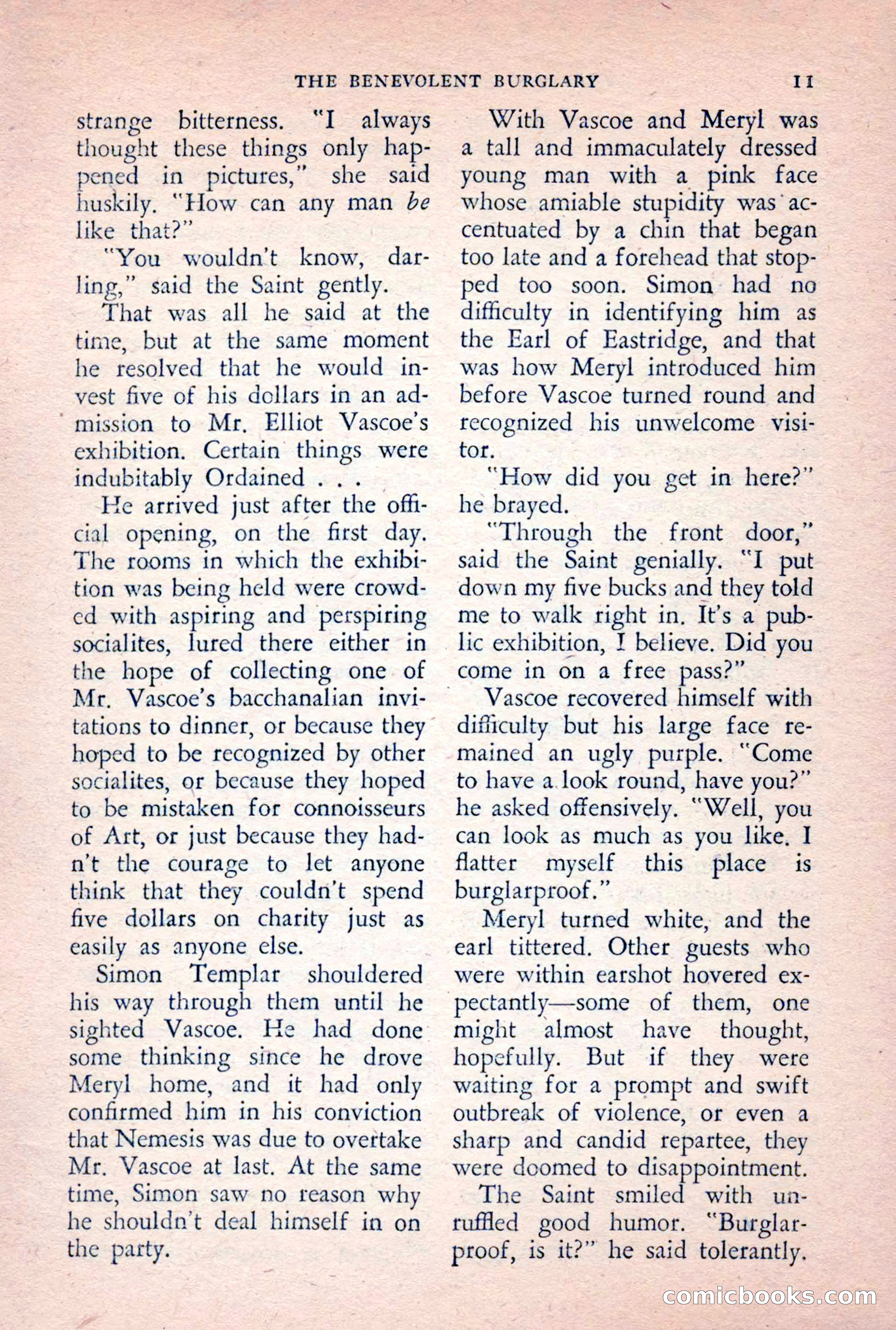 The Saint Detective Magazine, February 1956 — page 13 of 164