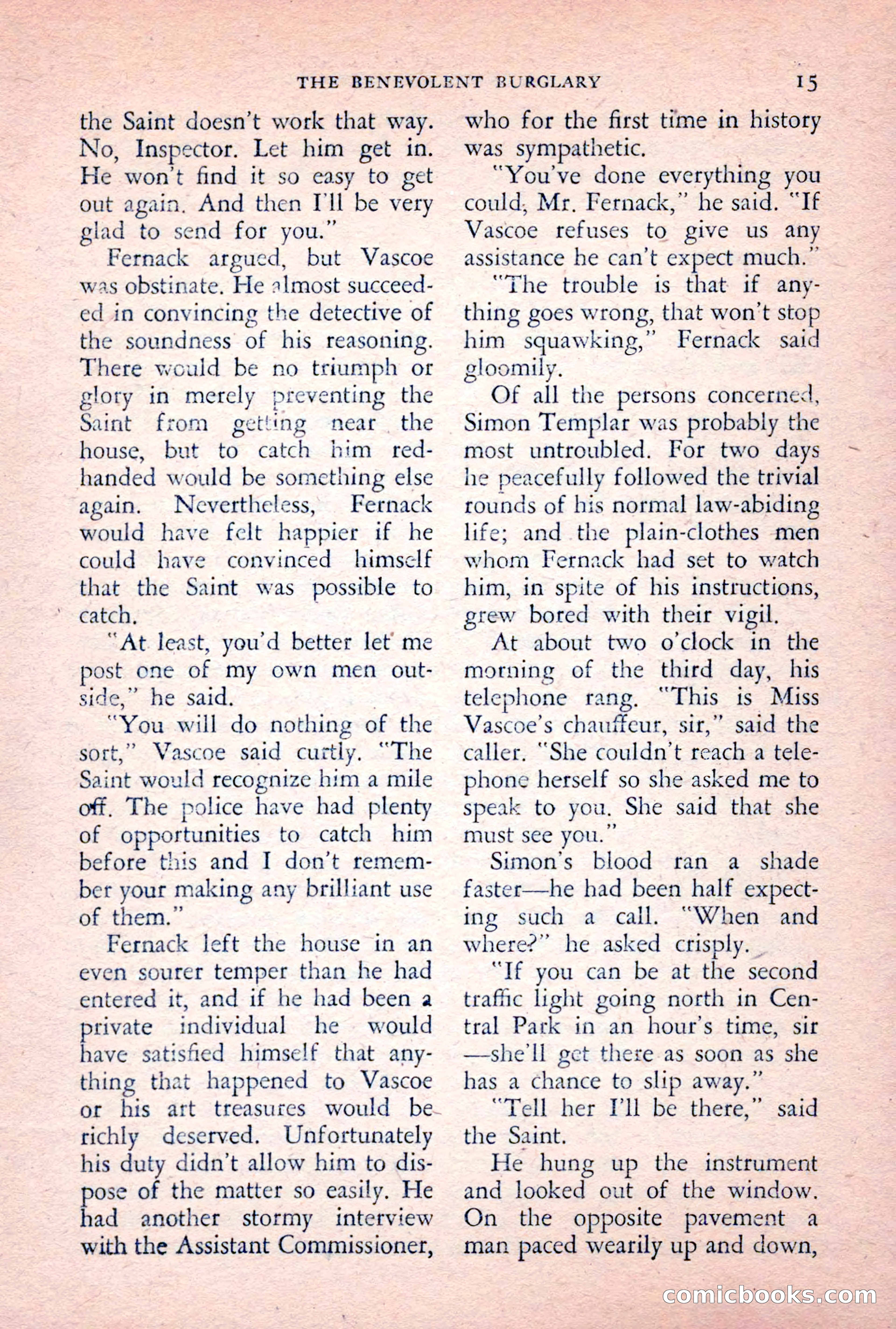 The Saint Detective Magazine, February 1956 — page 17 of 164