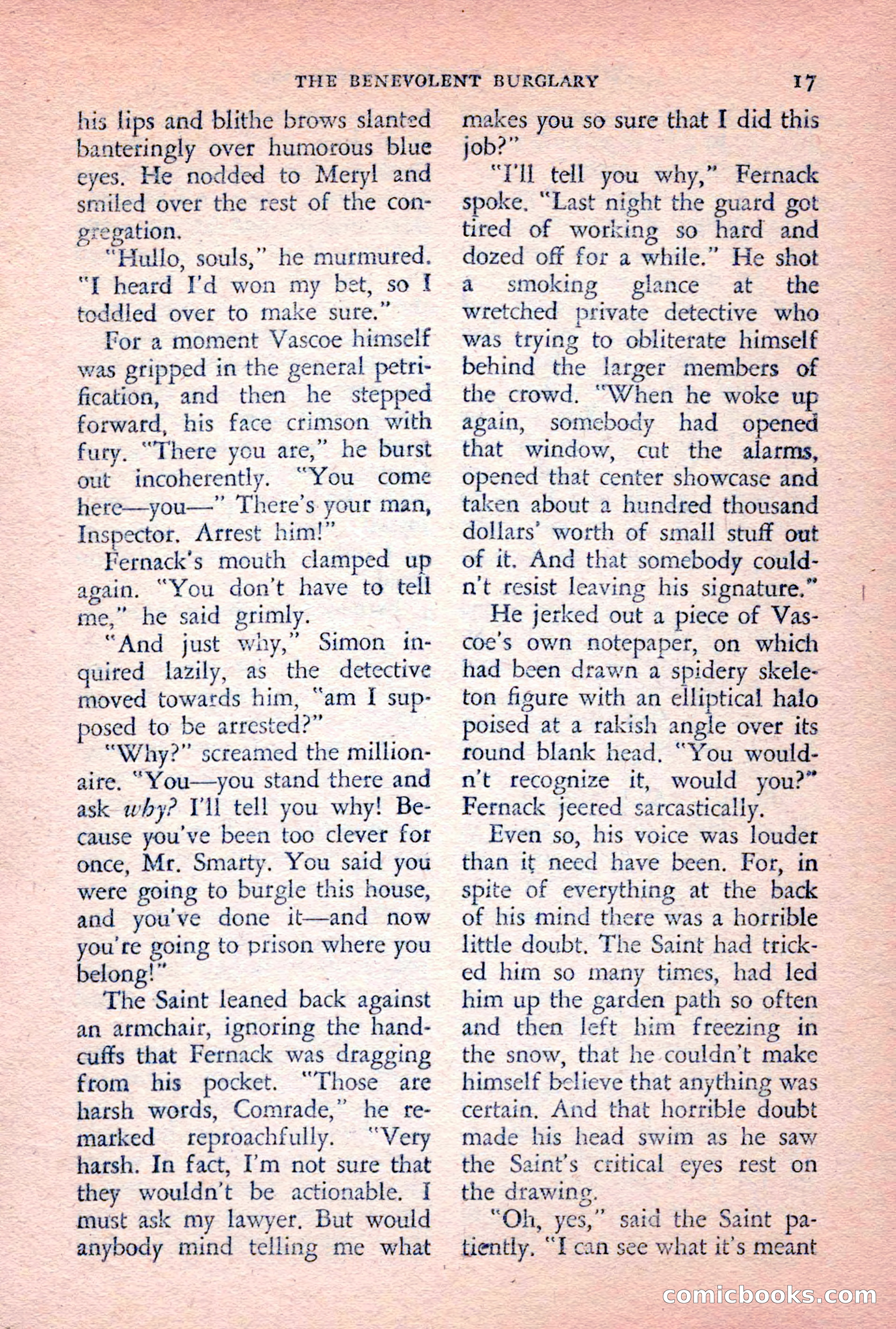 The Saint Detective Magazine, February 1956 — page 19 of 164