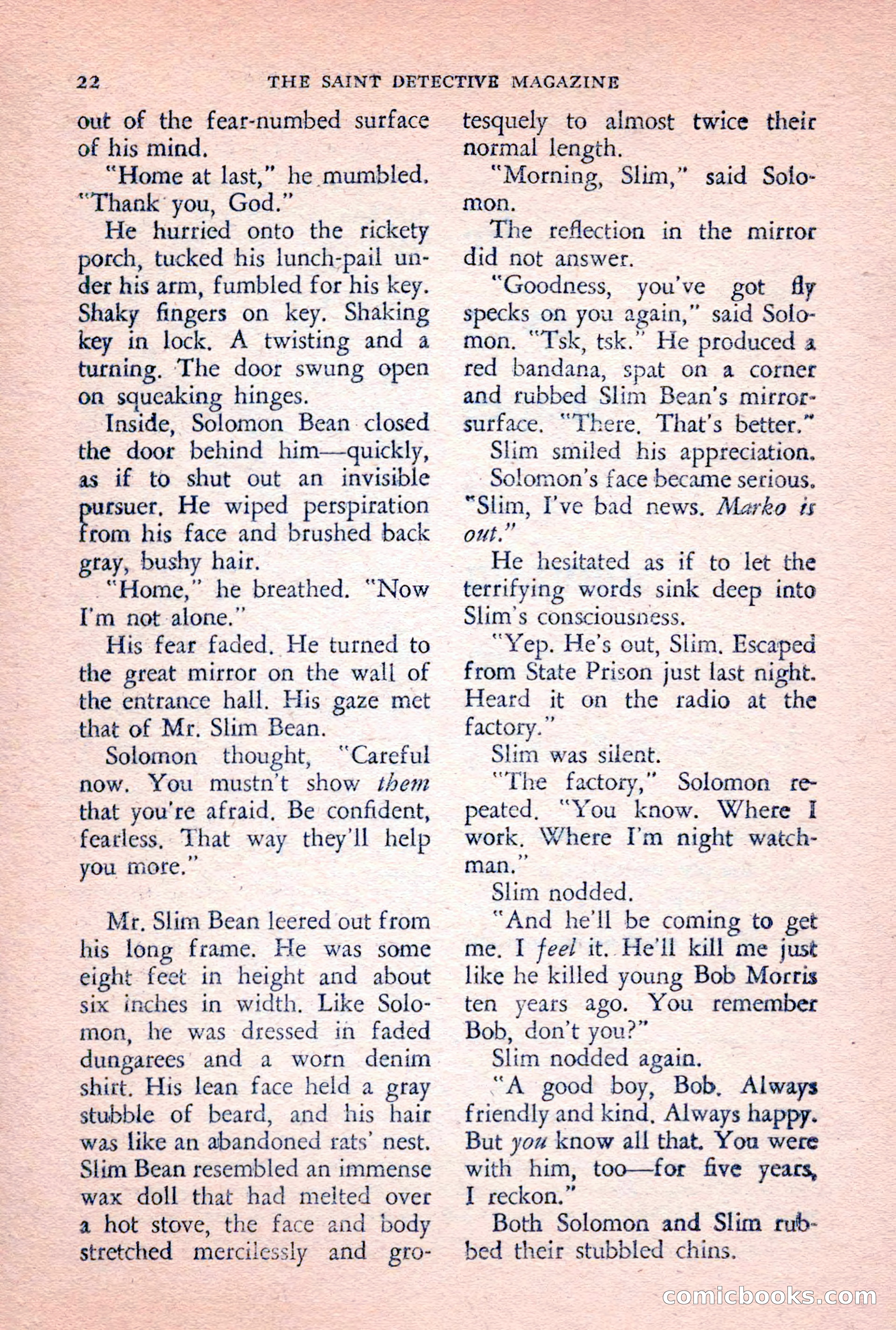 The Saint Detective Magazine, February 1956 — page 24 of 164
