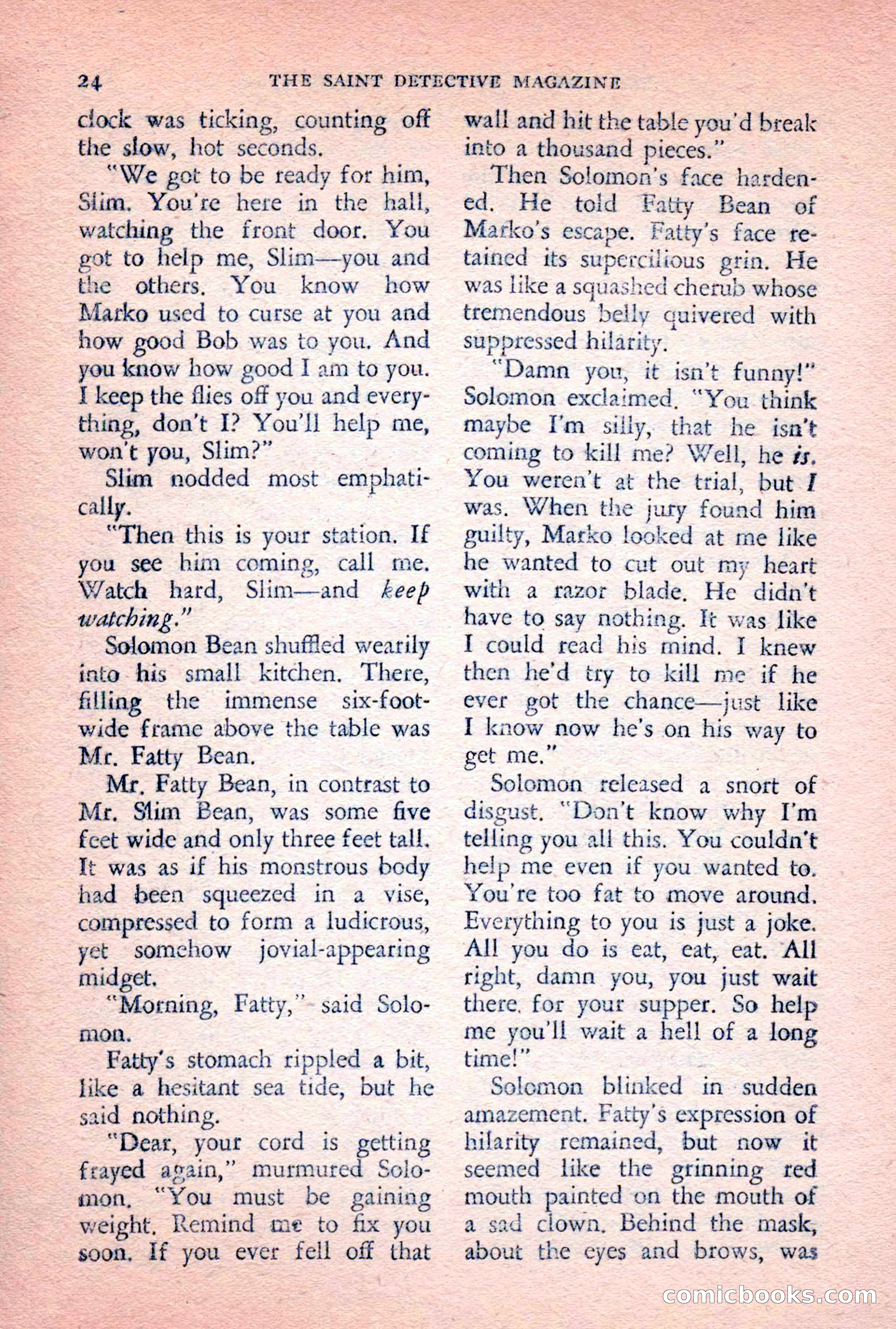 The Saint Detective Magazine, February 1956 — page 26 of 164
