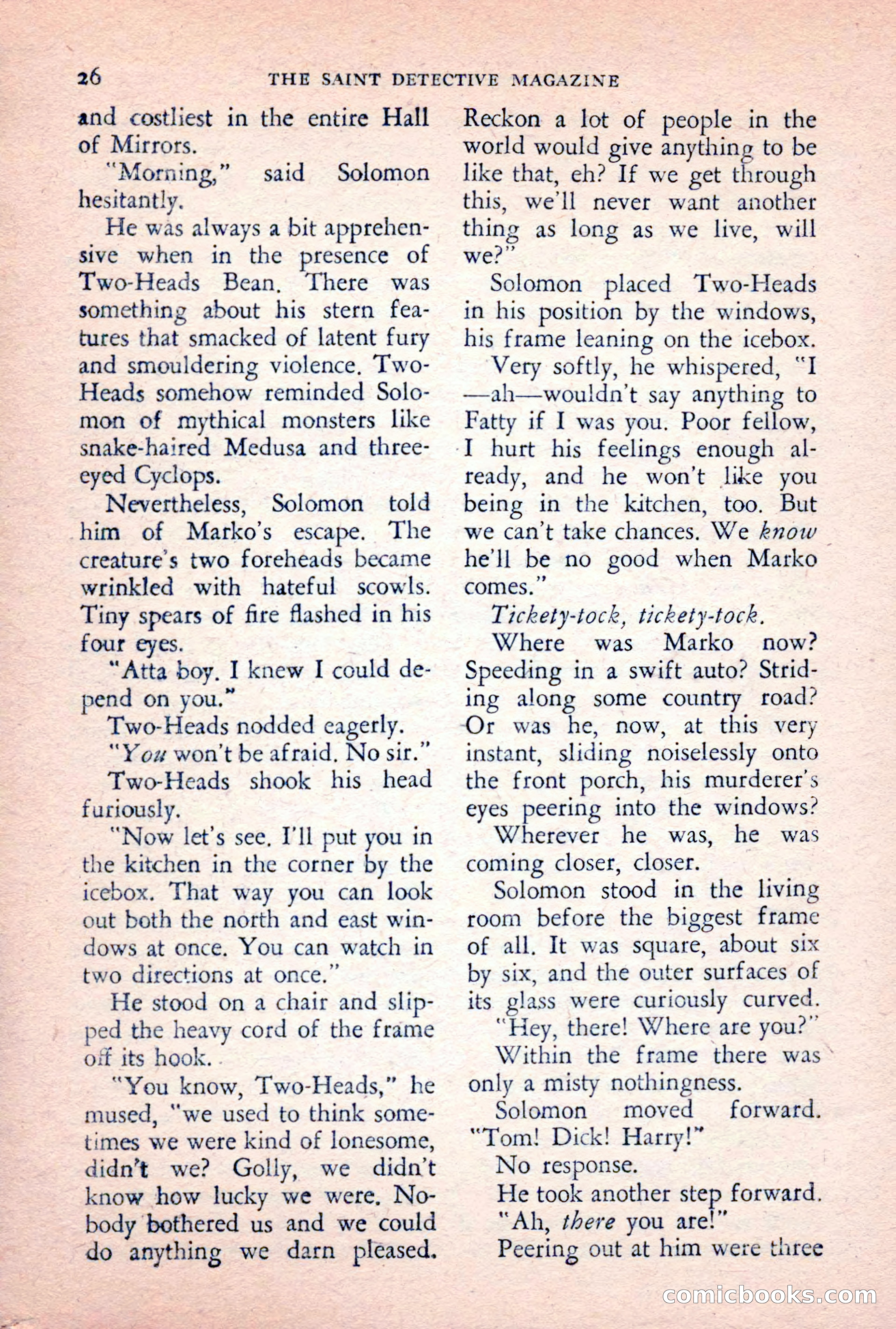 The Saint Detective Magazine, February 1956 — page 28 of 164
