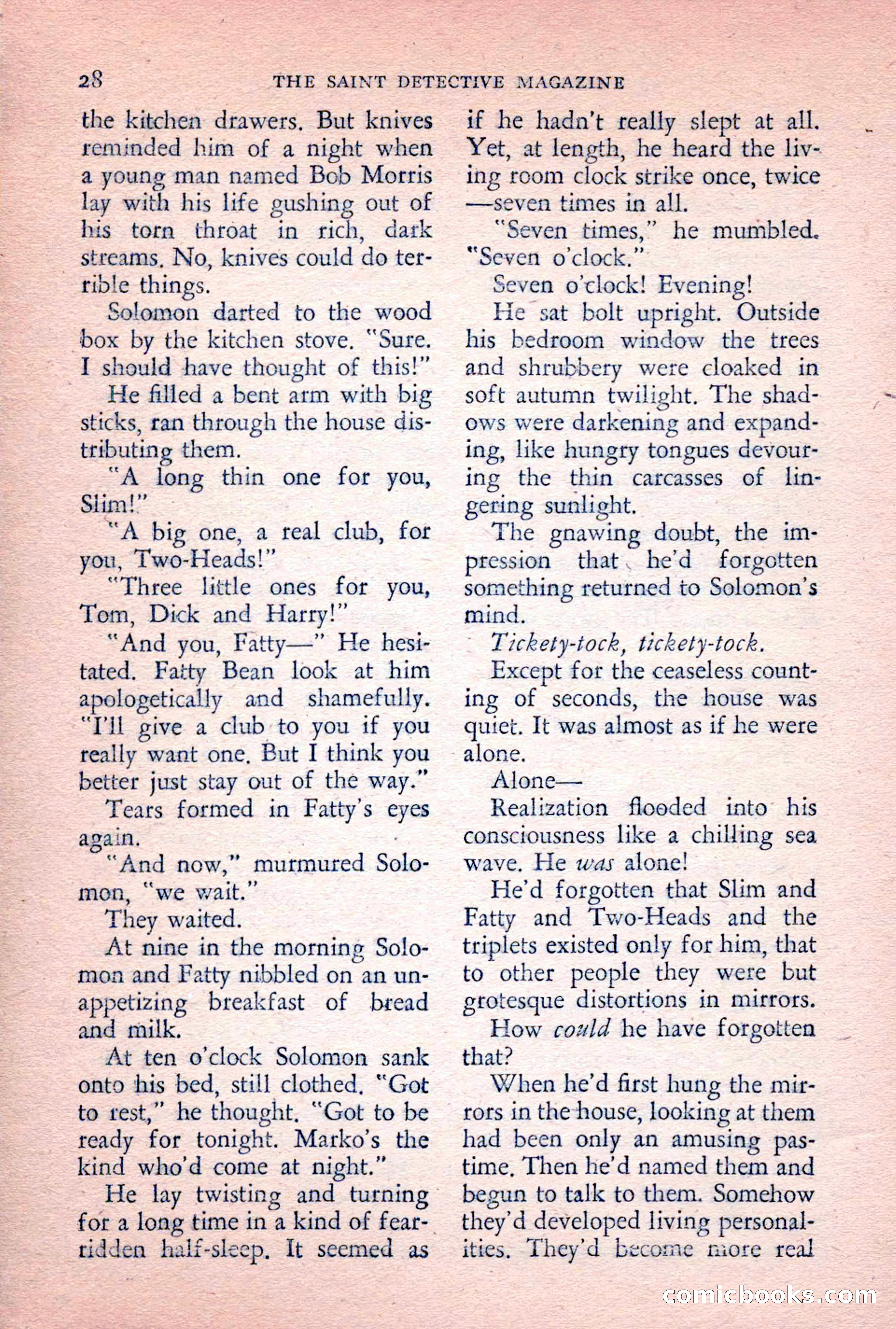 The Saint Detective Magazine, February 1956 — page 30 of 164