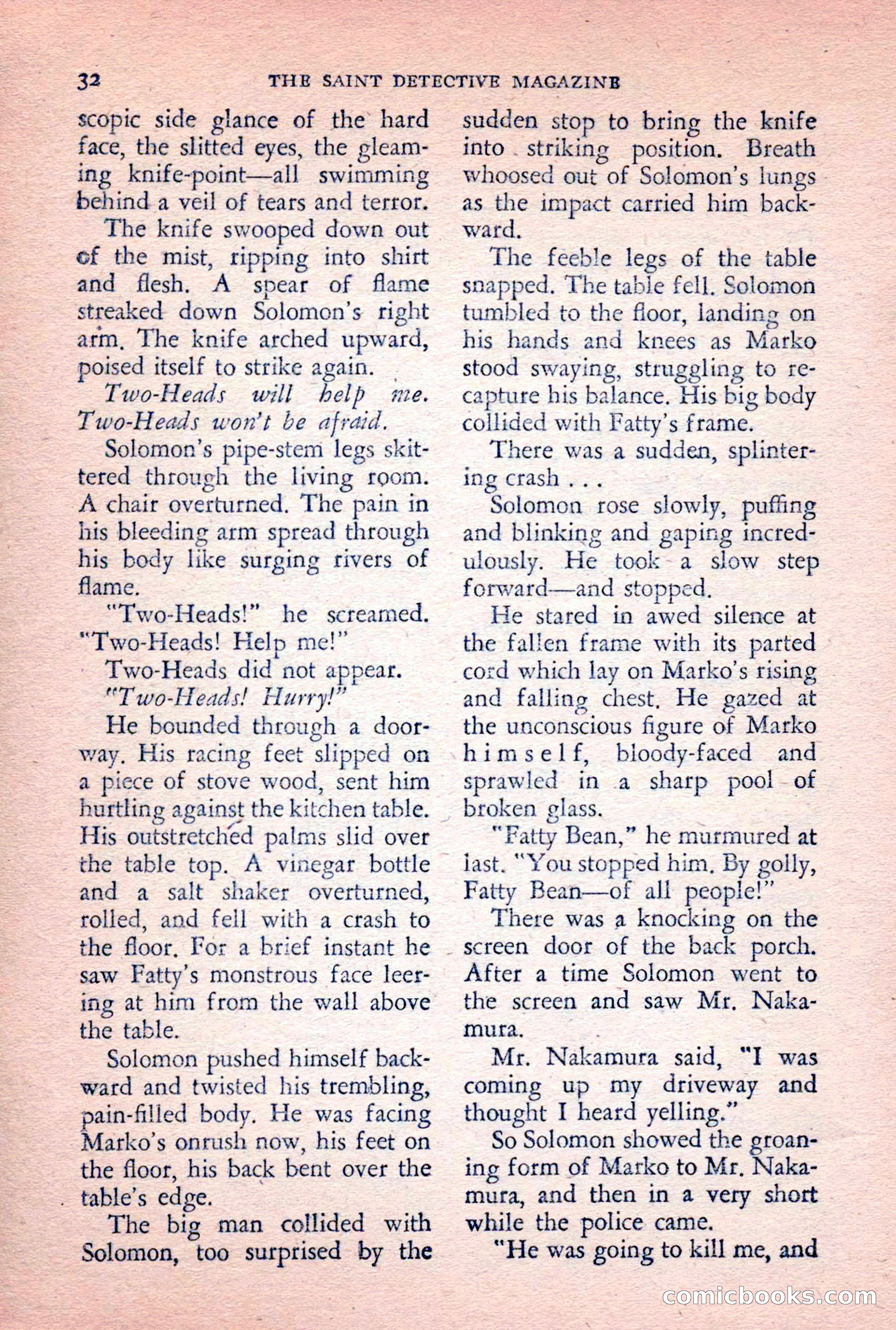 The Saint Detective Magazine, February 1956 — page 34 of 164