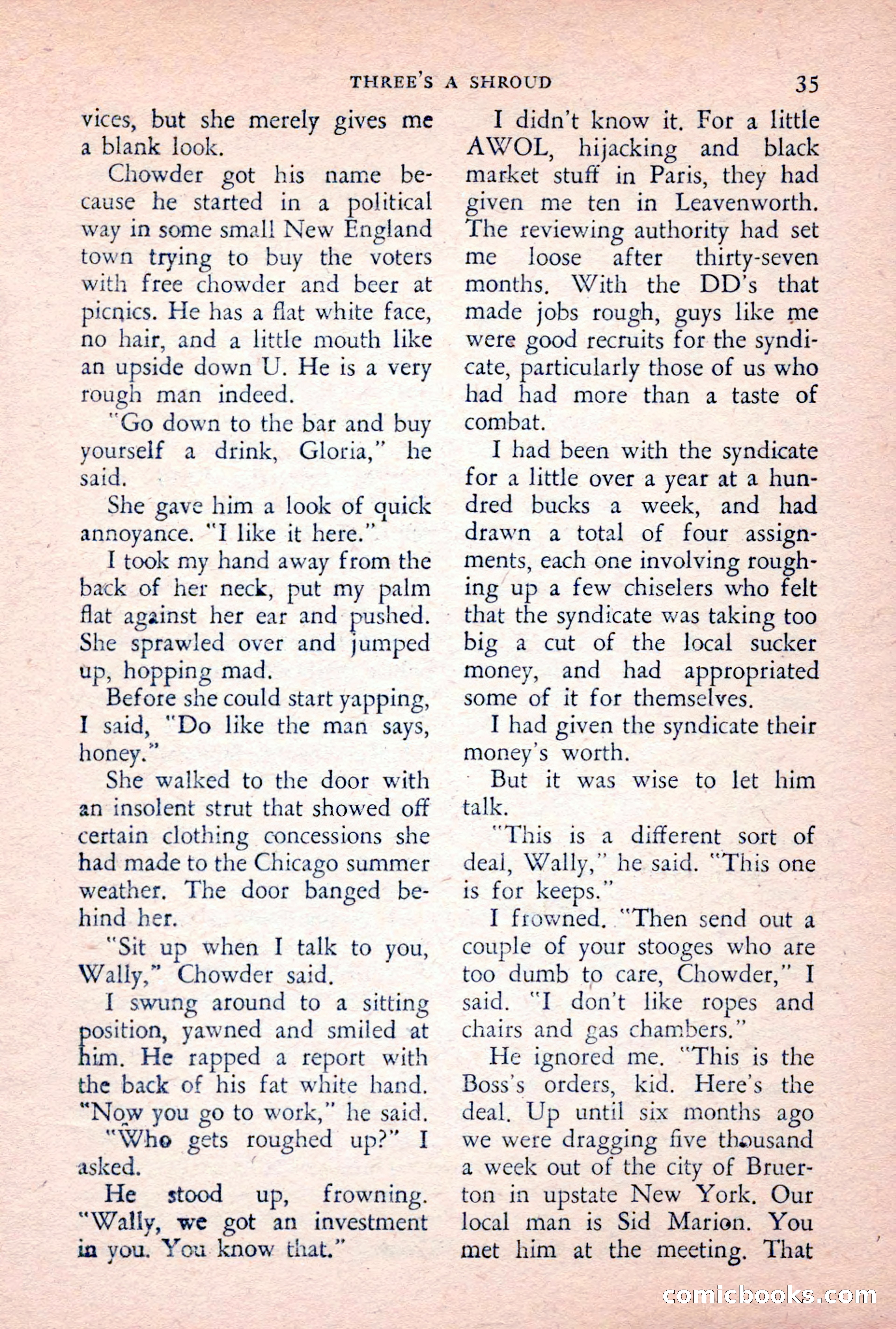 The Saint Detective Magazine, February 1956 — page 37 of 164