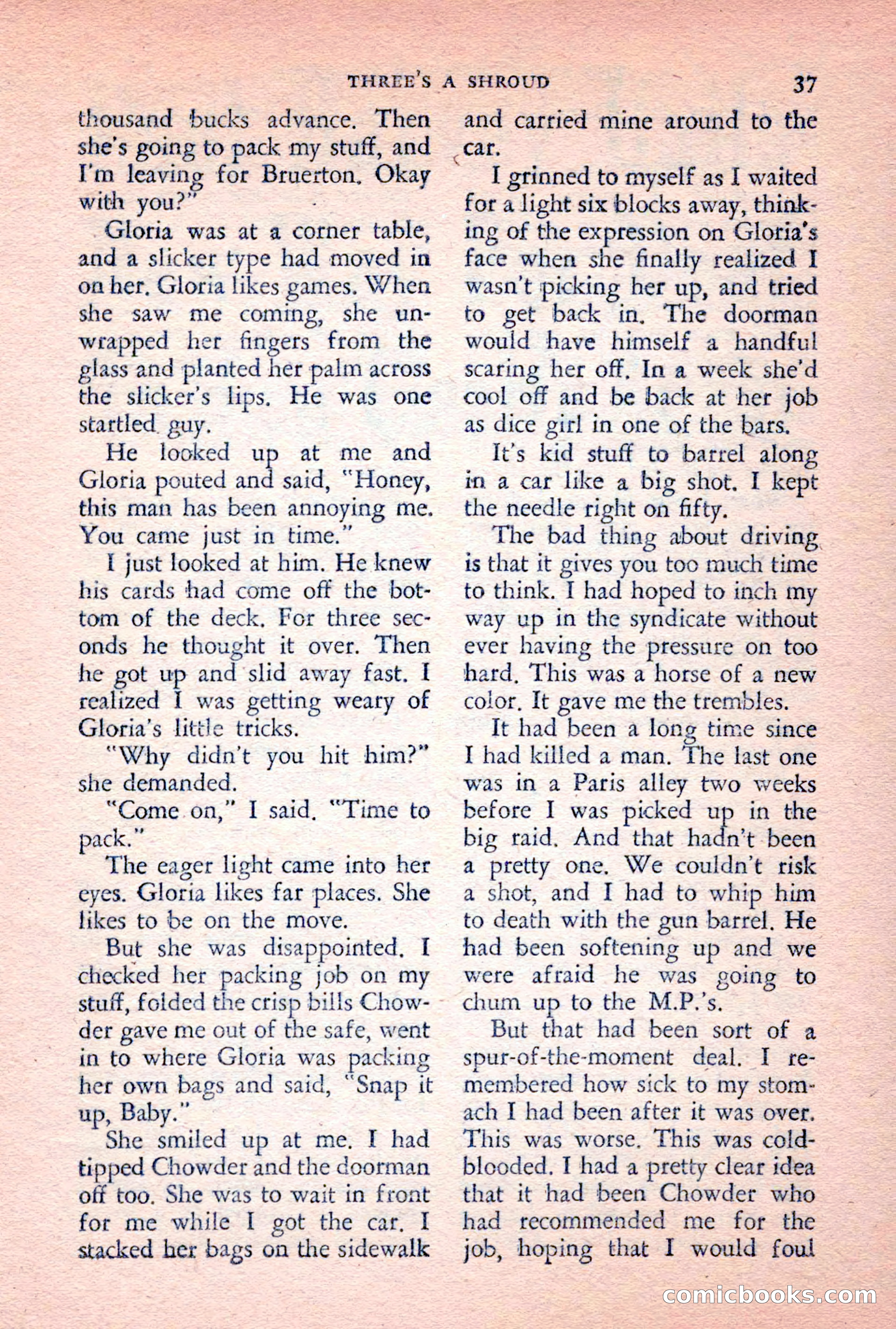 The Saint Detective Magazine, February 1956 — page 39 of 164