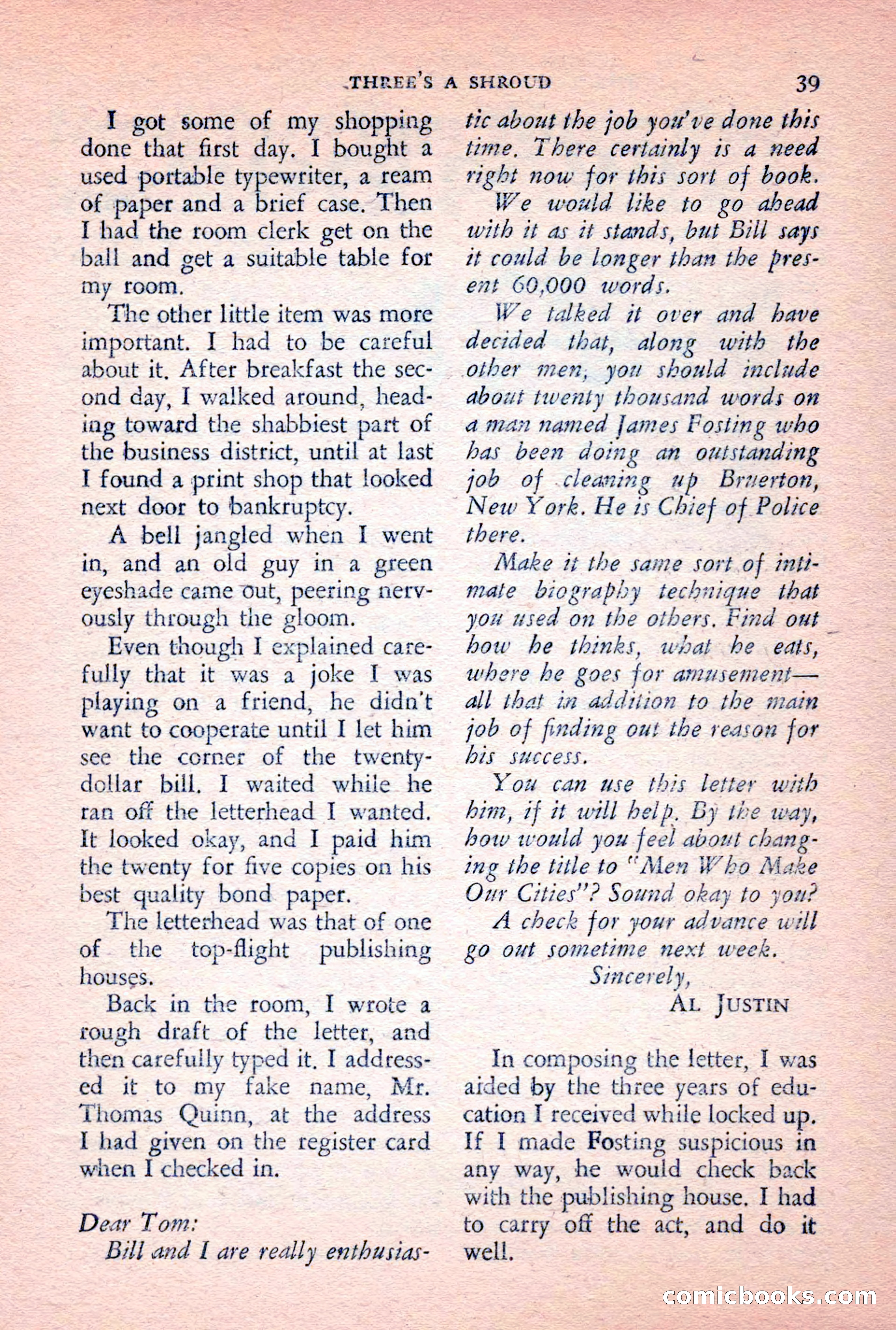 The Saint Detective Magazine, February 1956 — page 41 of 164
