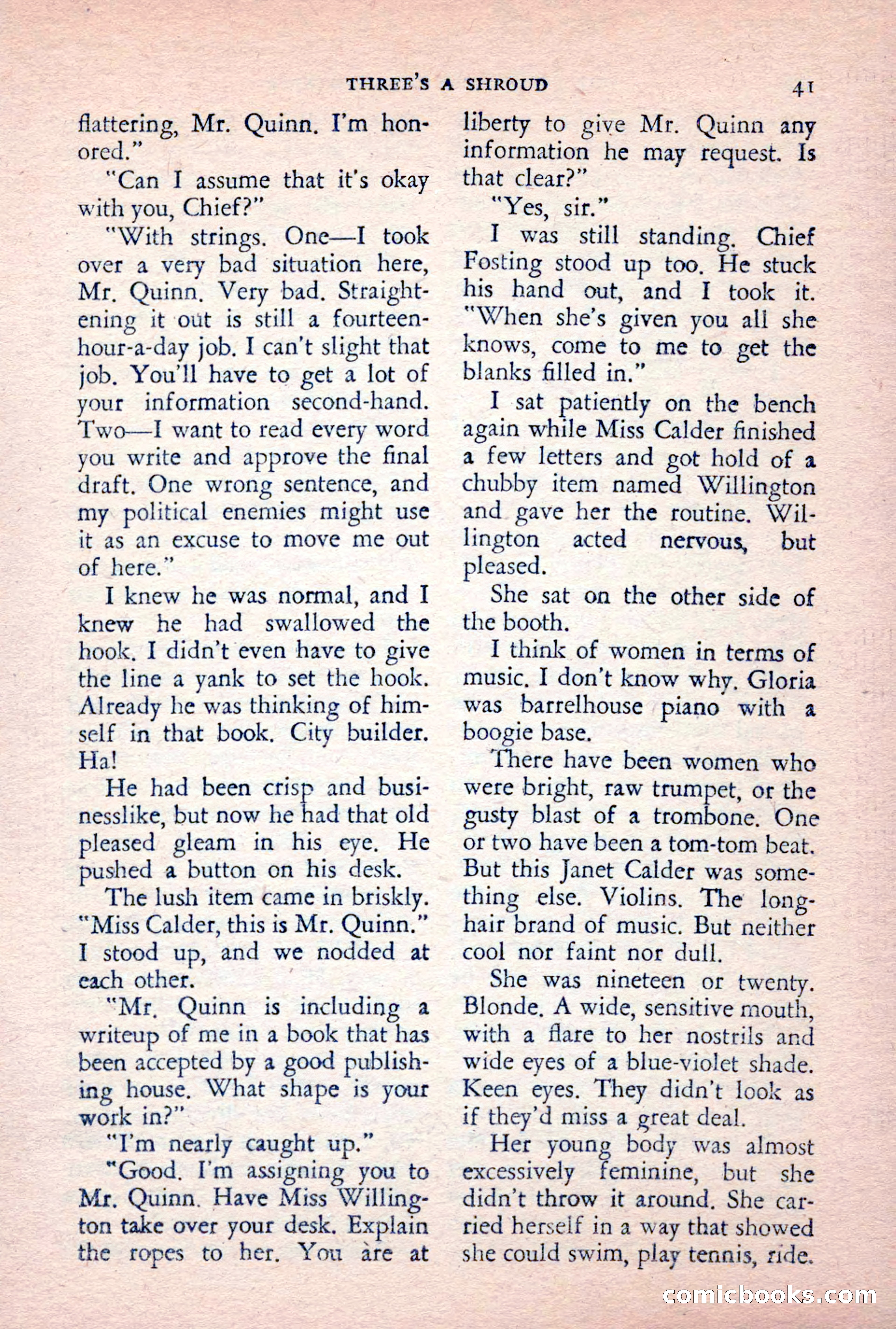 The Saint Detective Magazine, February 1956 — page 43 of 164
