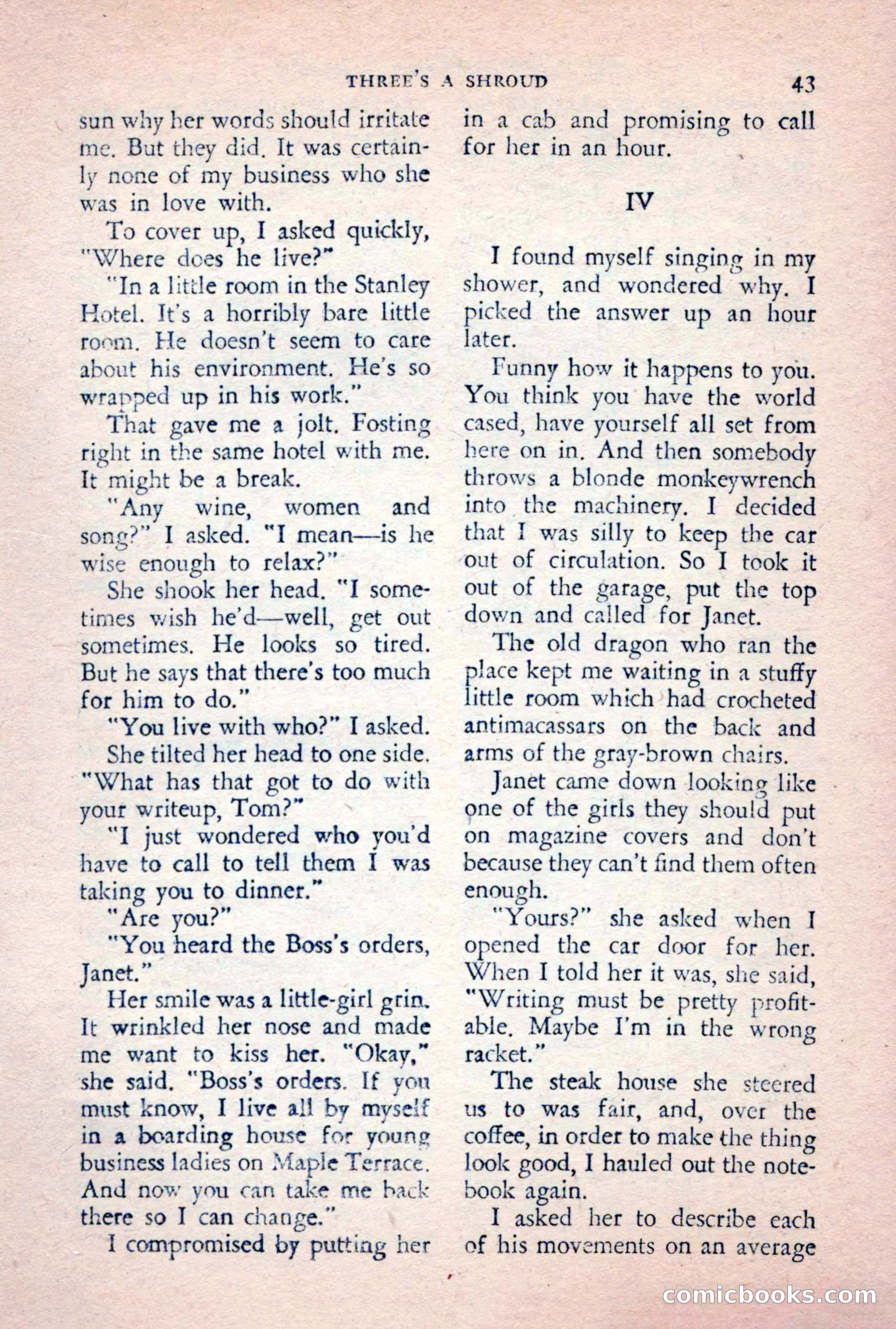 The Saint Detective Magazine, February 1956 — page 45 of 164