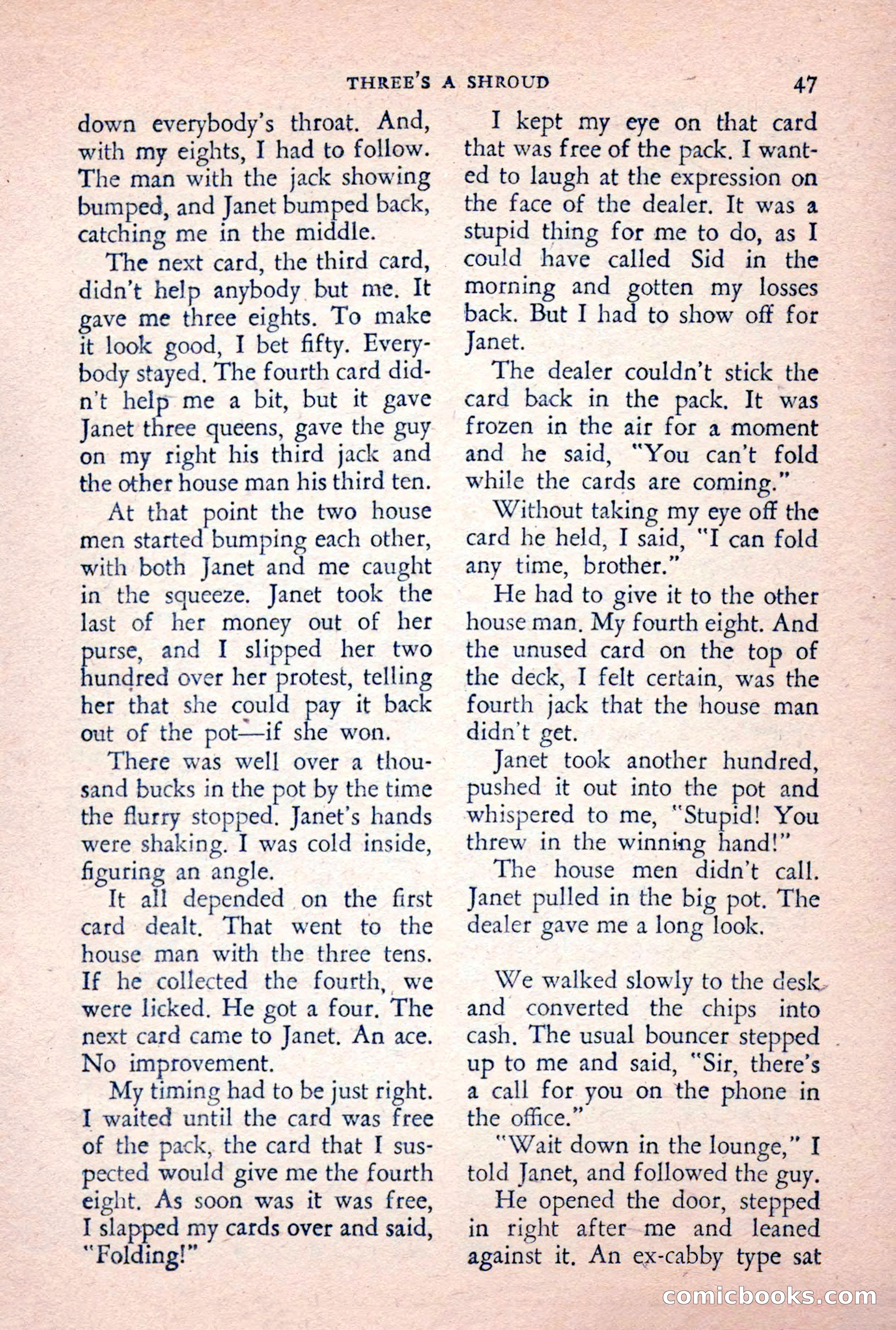 The Saint Detective Magazine, February 1956 — page 49 of 164