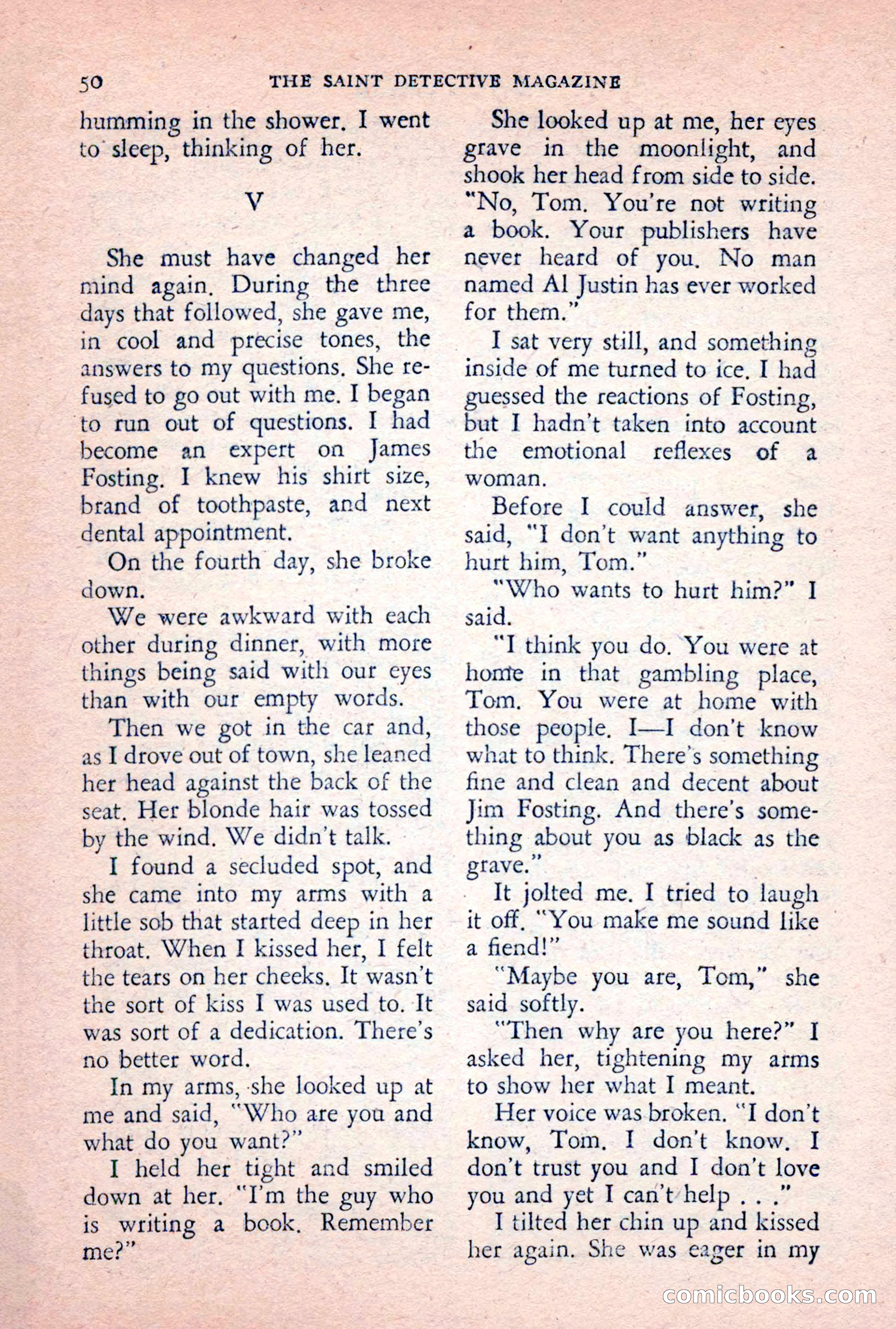 The Saint Detective Magazine, February 1956 — page 52 of 164