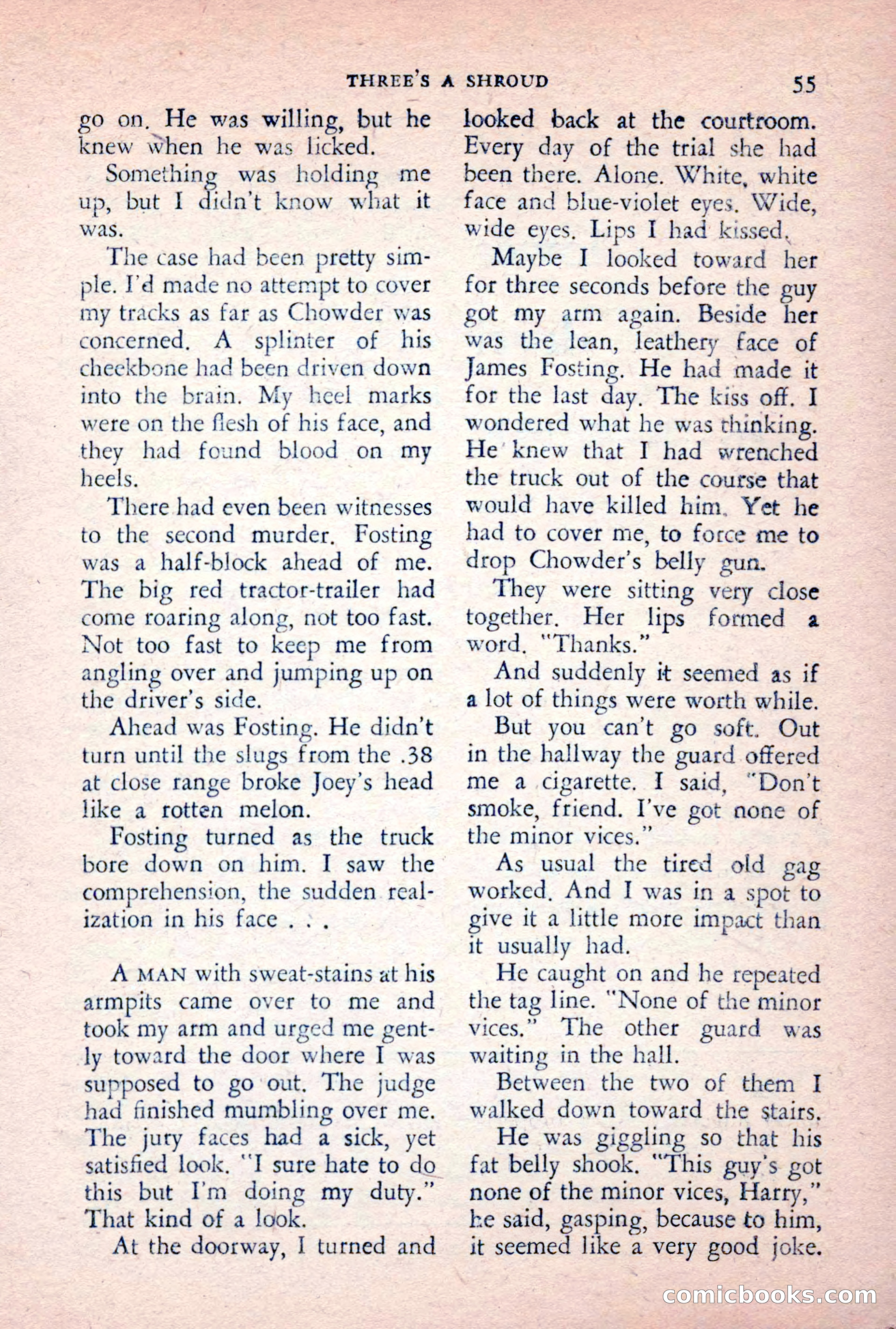 The Saint Detective Magazine, February 1956 — page 57 of 164