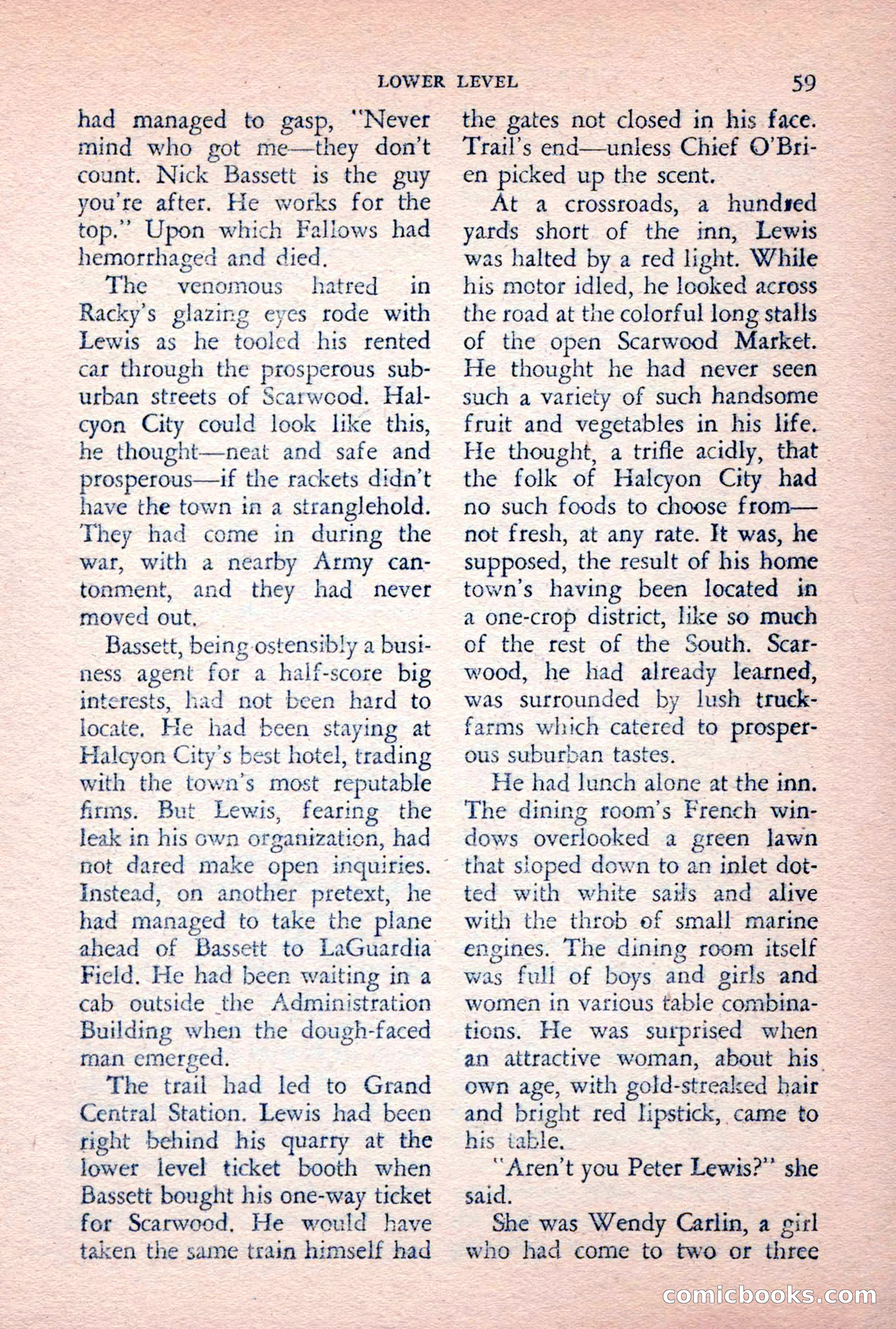 The Saint Detective Magazine, February 1956 — page 61 of 164