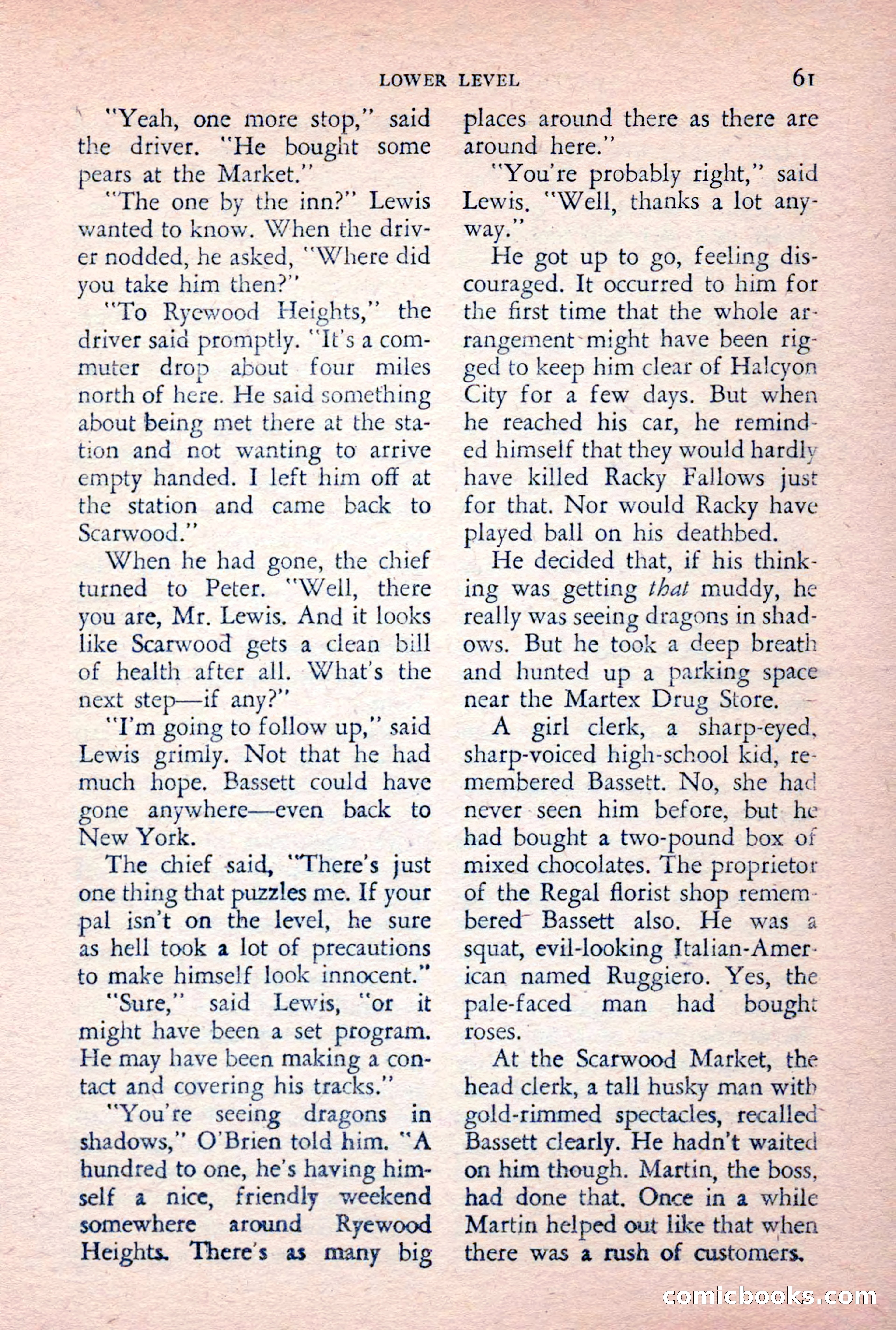 The Saint Detective Magazine, February 1956 — page 63 of 164