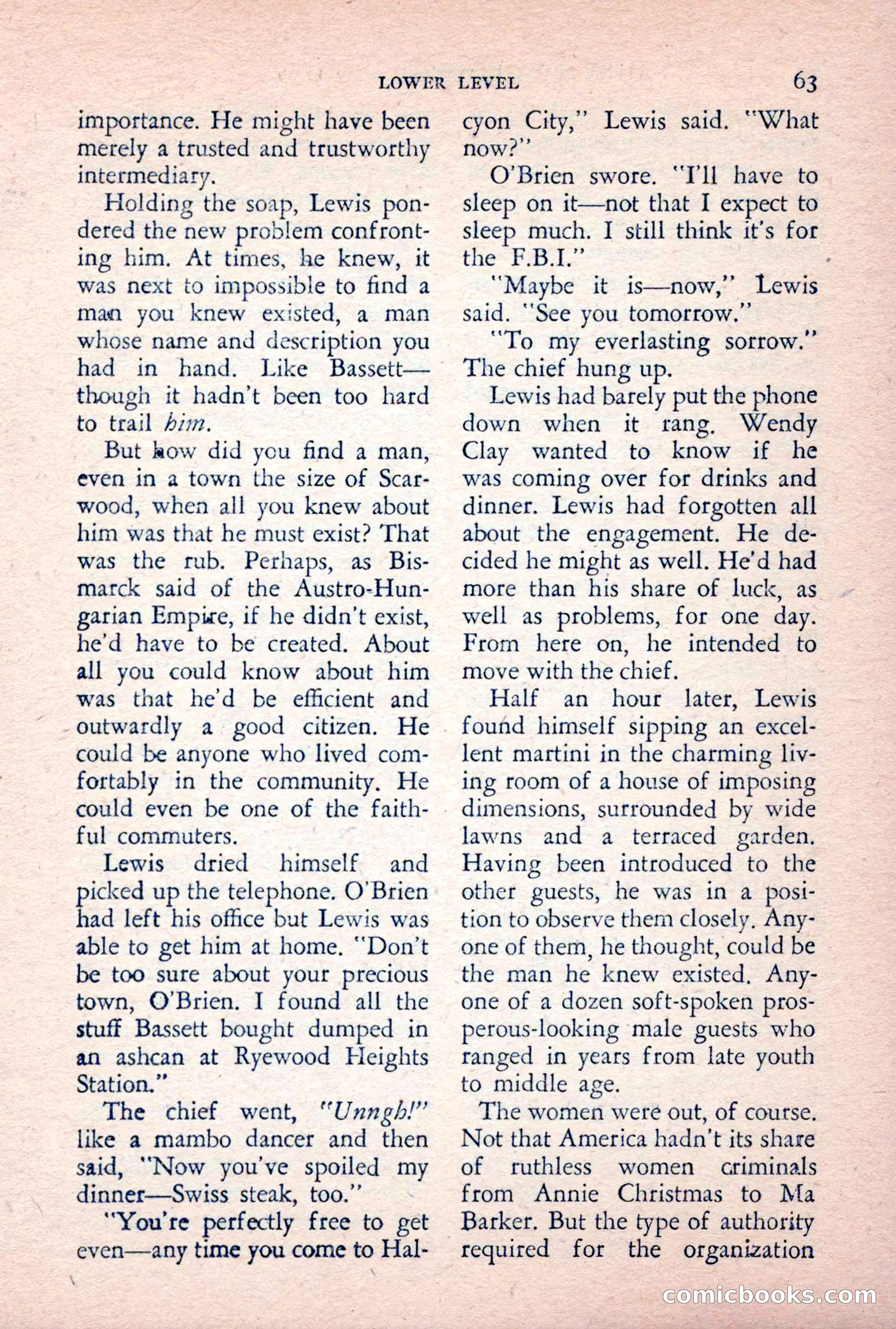 The Saint Detective Magazine, February 1956 — page 65 of 164