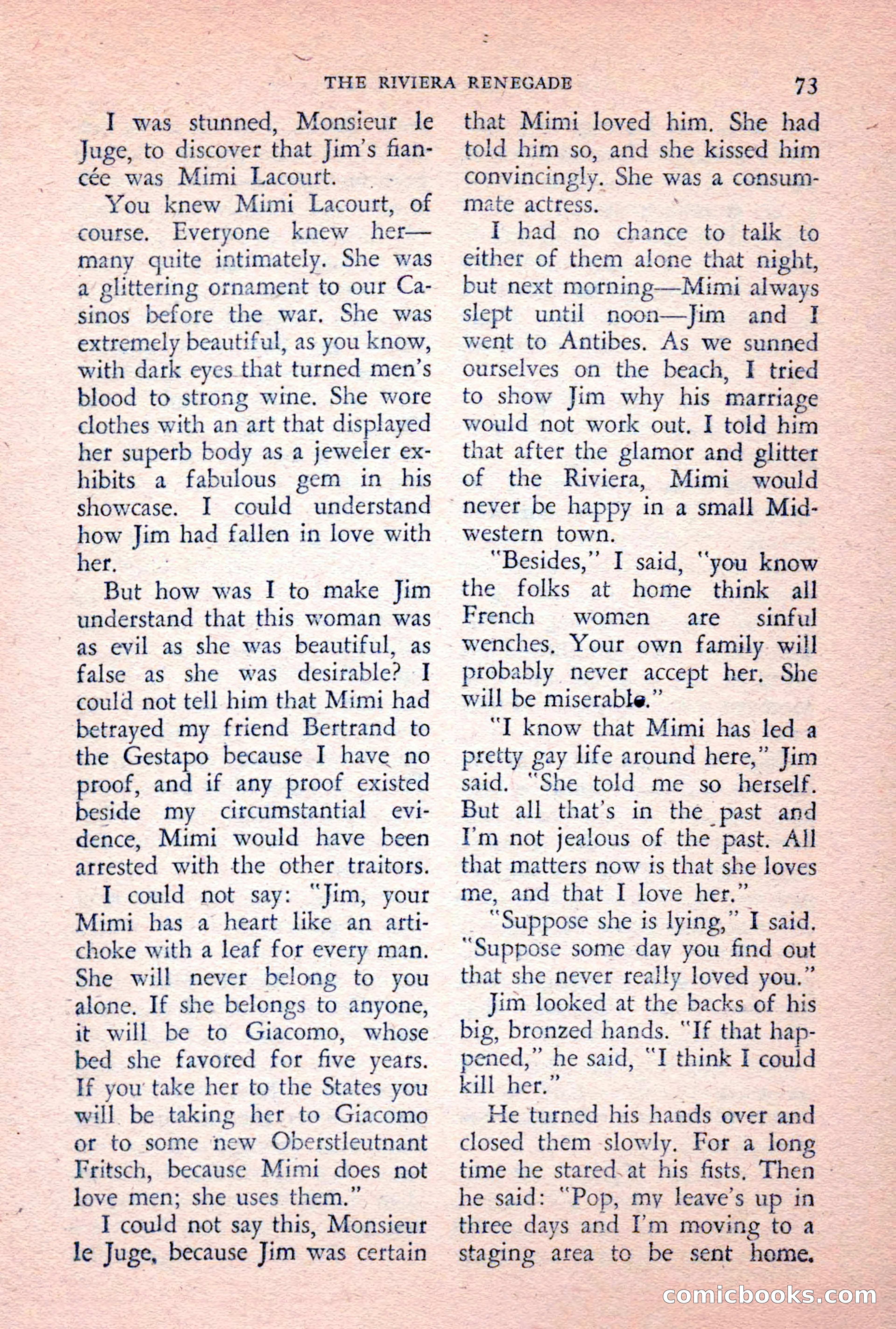 The Saint Detective Magazine, February 1956 — page 75 of 164