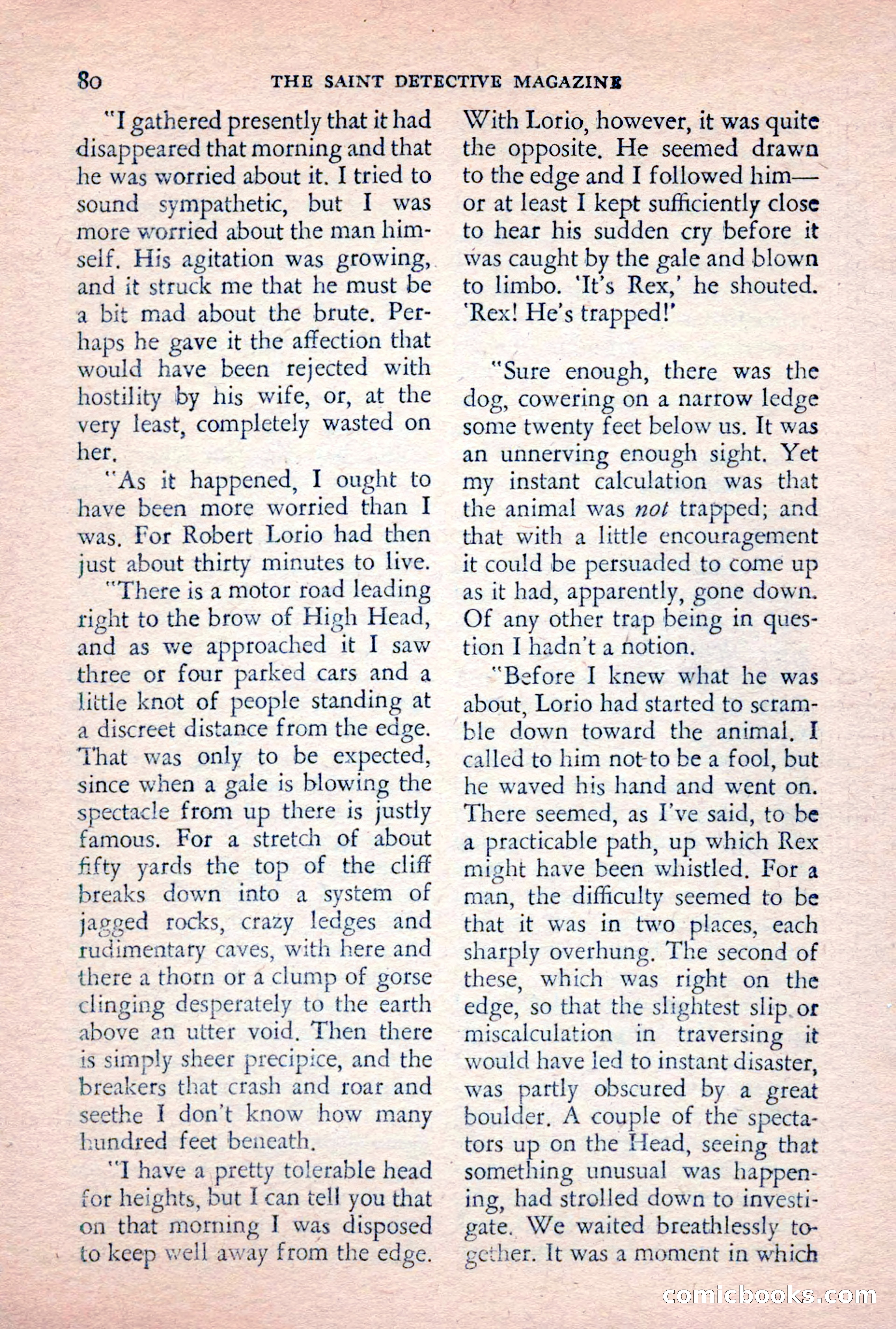 The Saint Detective Magazine, February 1956 — page 82 of 164