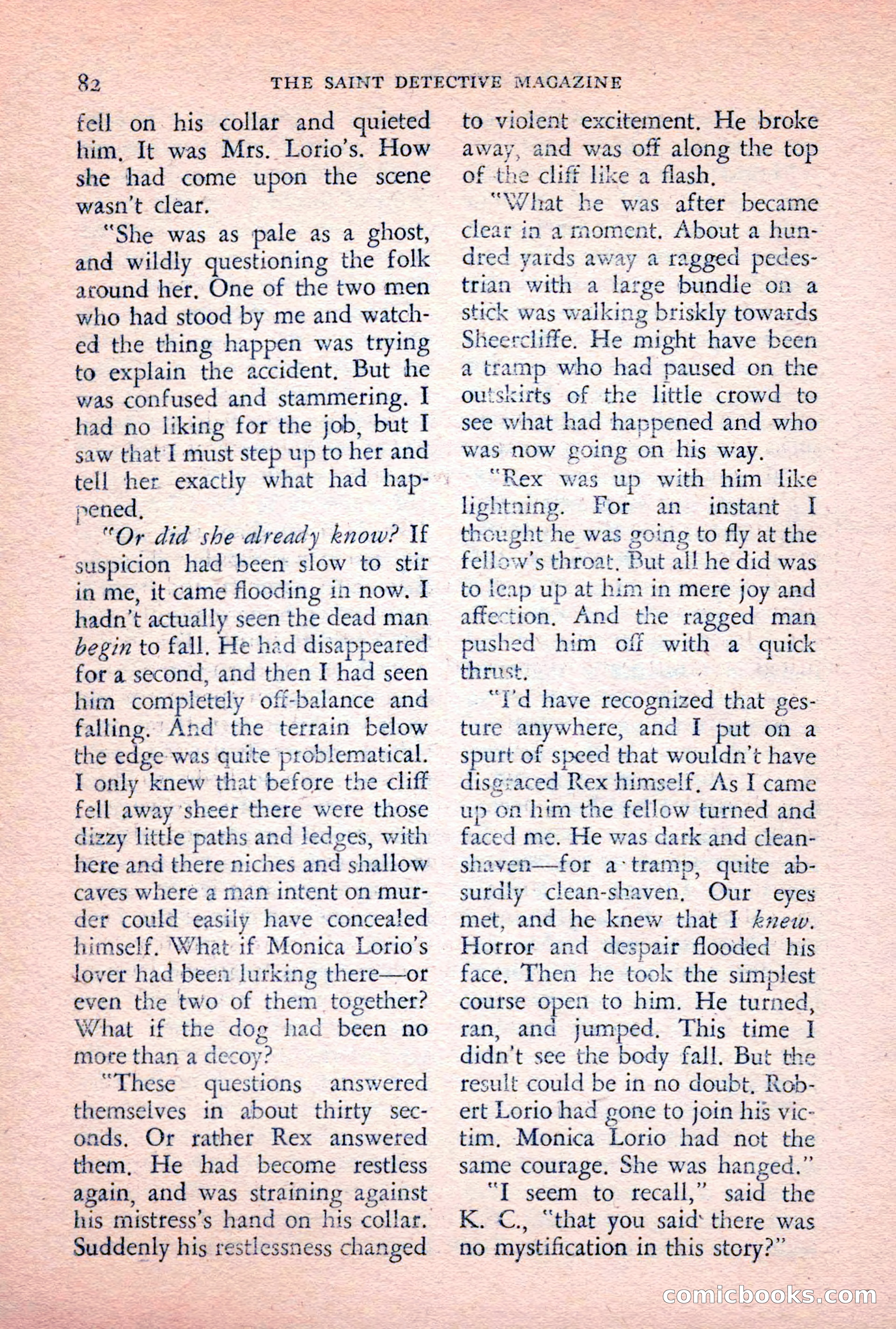 The Saint Detective Magazine, February 1956 — page 84 of 164