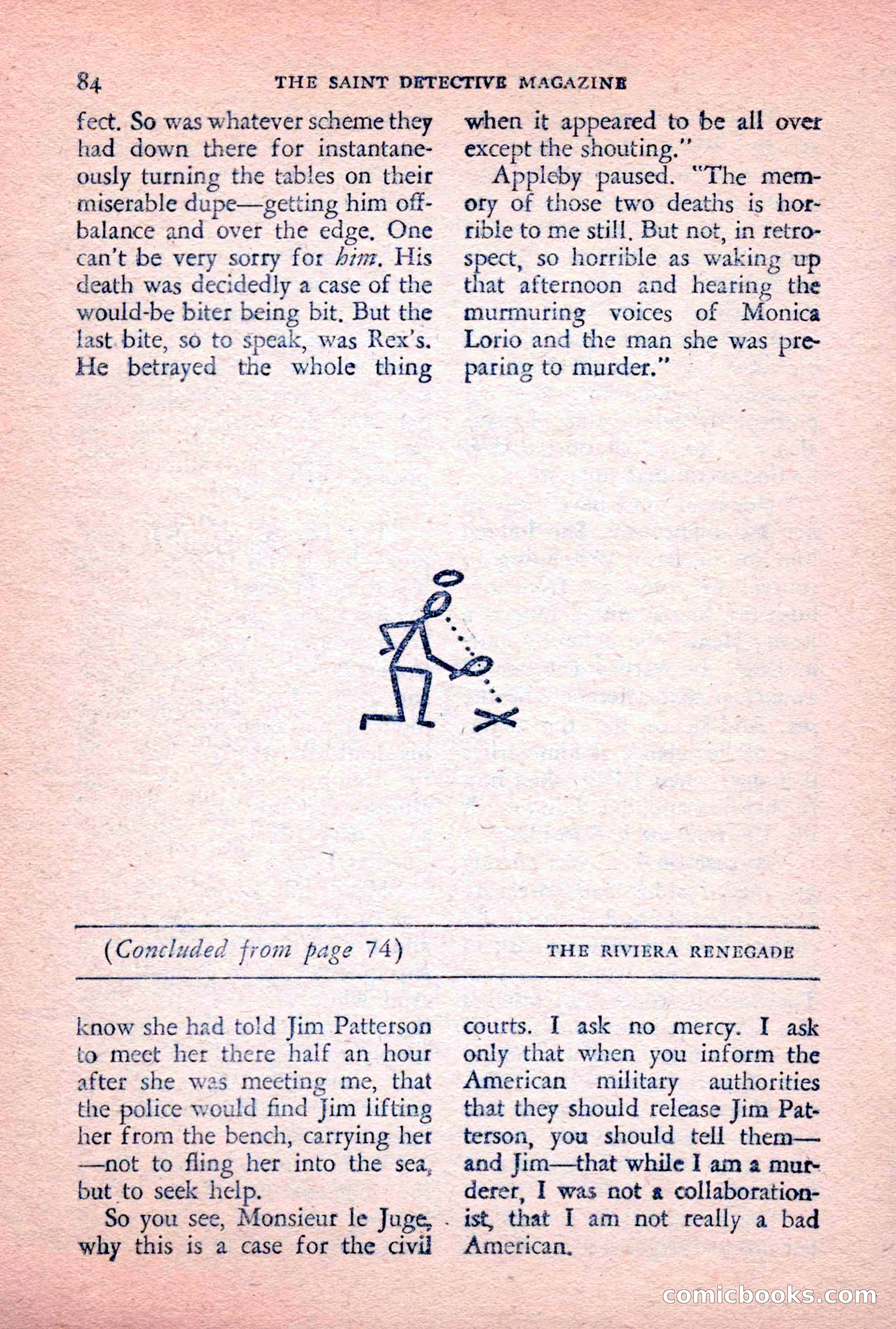The Saint Detective Magazine, February 1956 — page 86 of 164