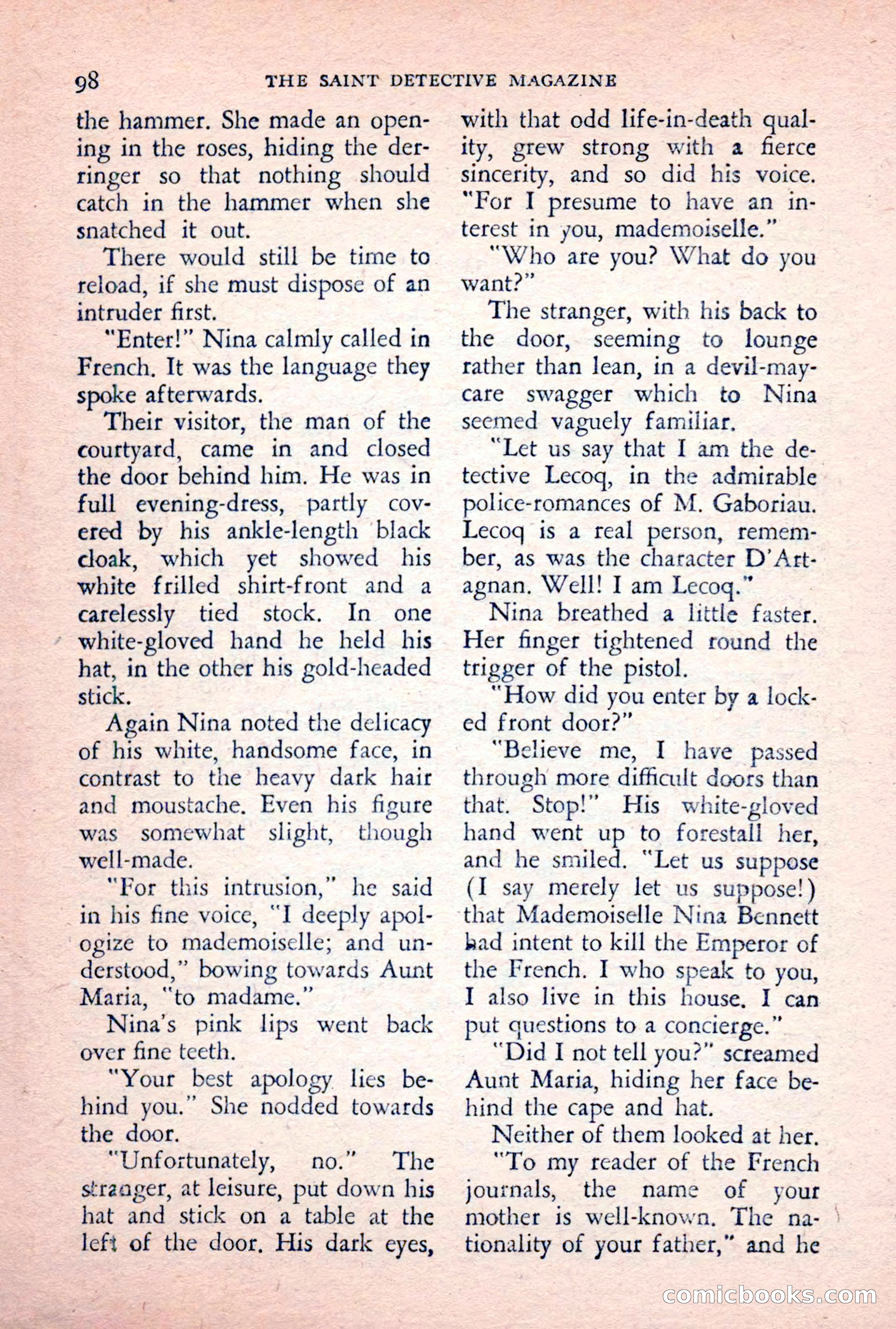 The Saint Detective Magazine, February 1956 — page 100 of 164