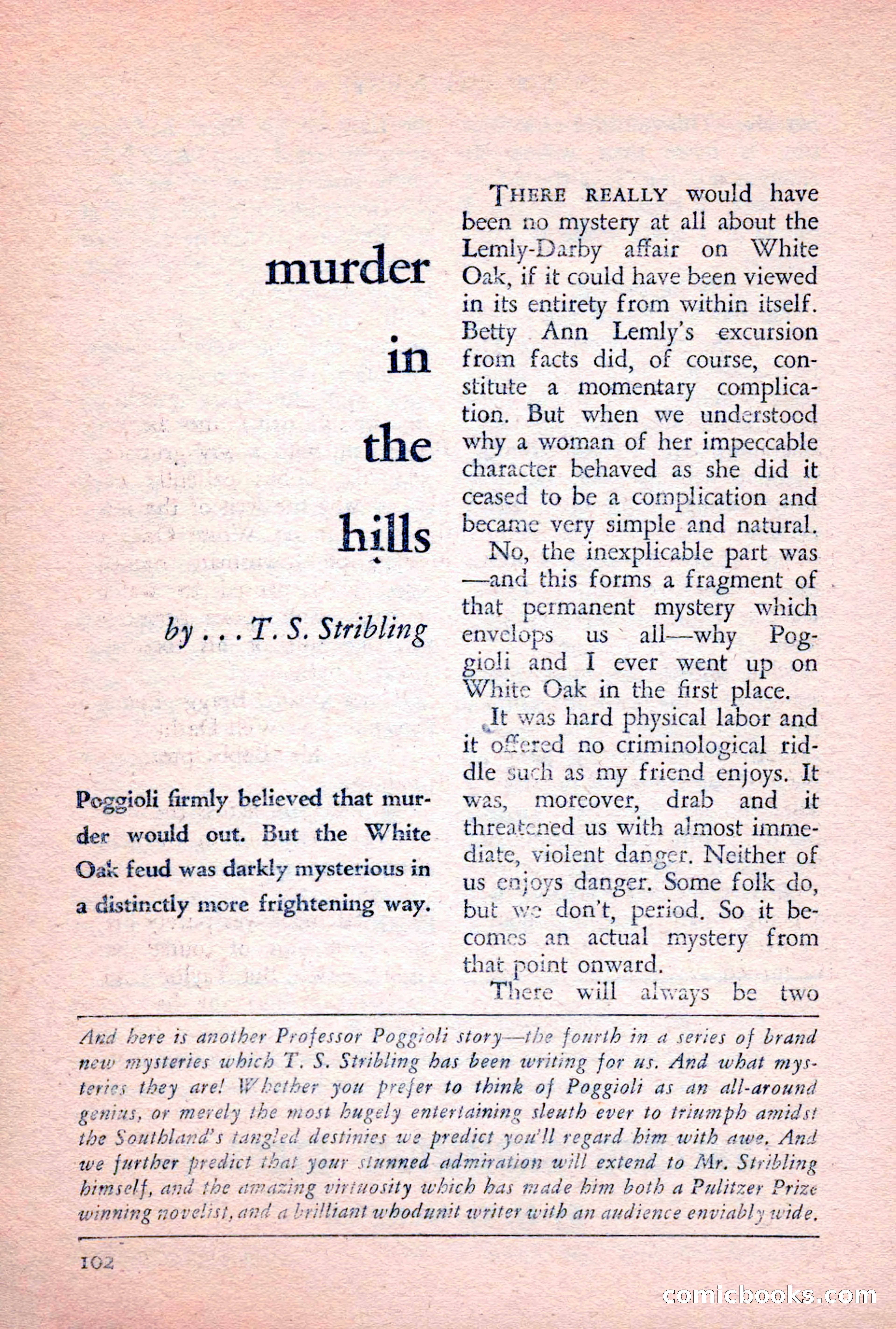 The Saint Detective Magazine, February 1956 — page 104 of 164