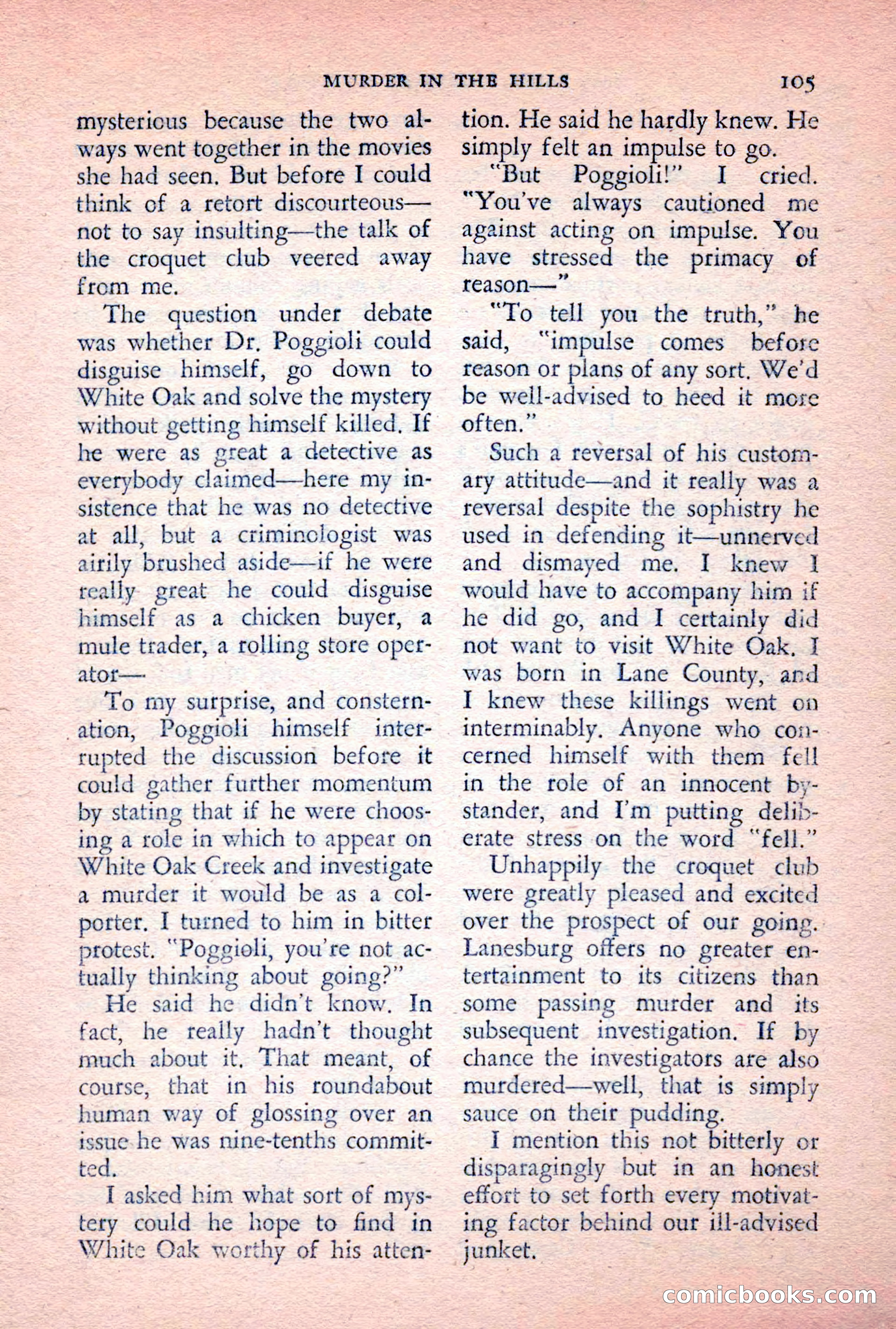 The Saint Detective Magazine, February 1956 — page 107 of 164