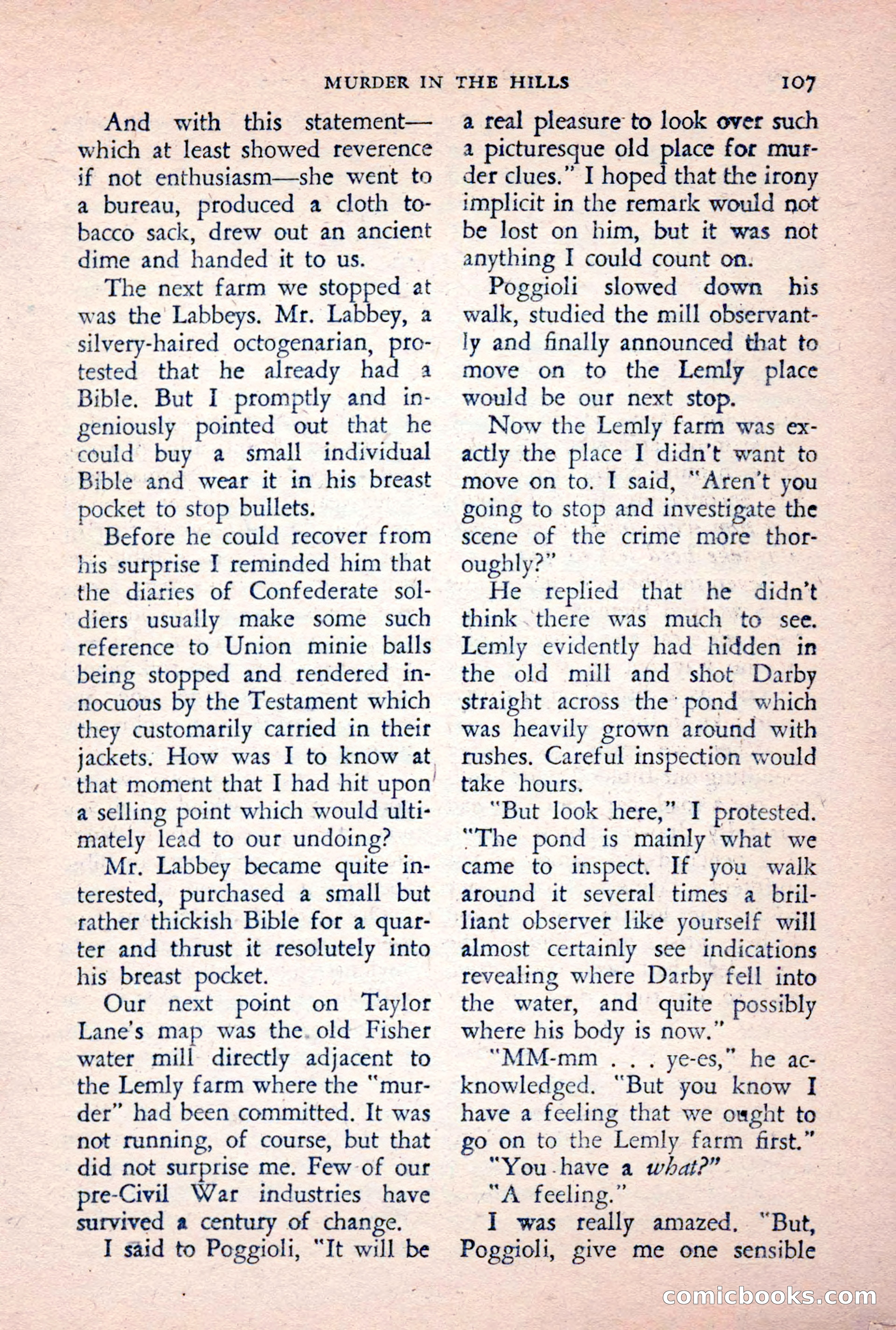 The Saint Detective Magazine, February 1956 — page 109 of 164