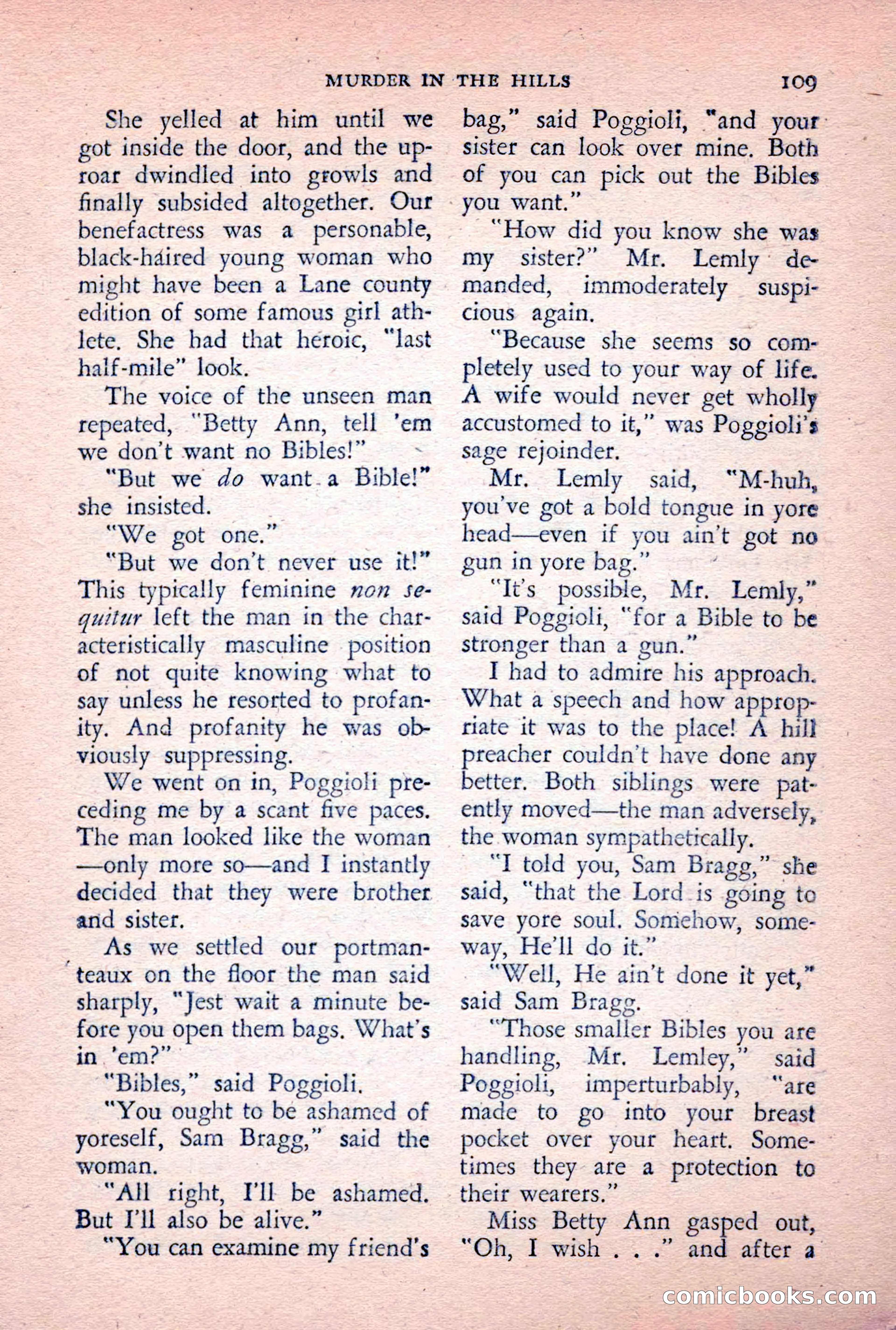 The Saint Detective Magazine, February 1956 — page 111 of 164