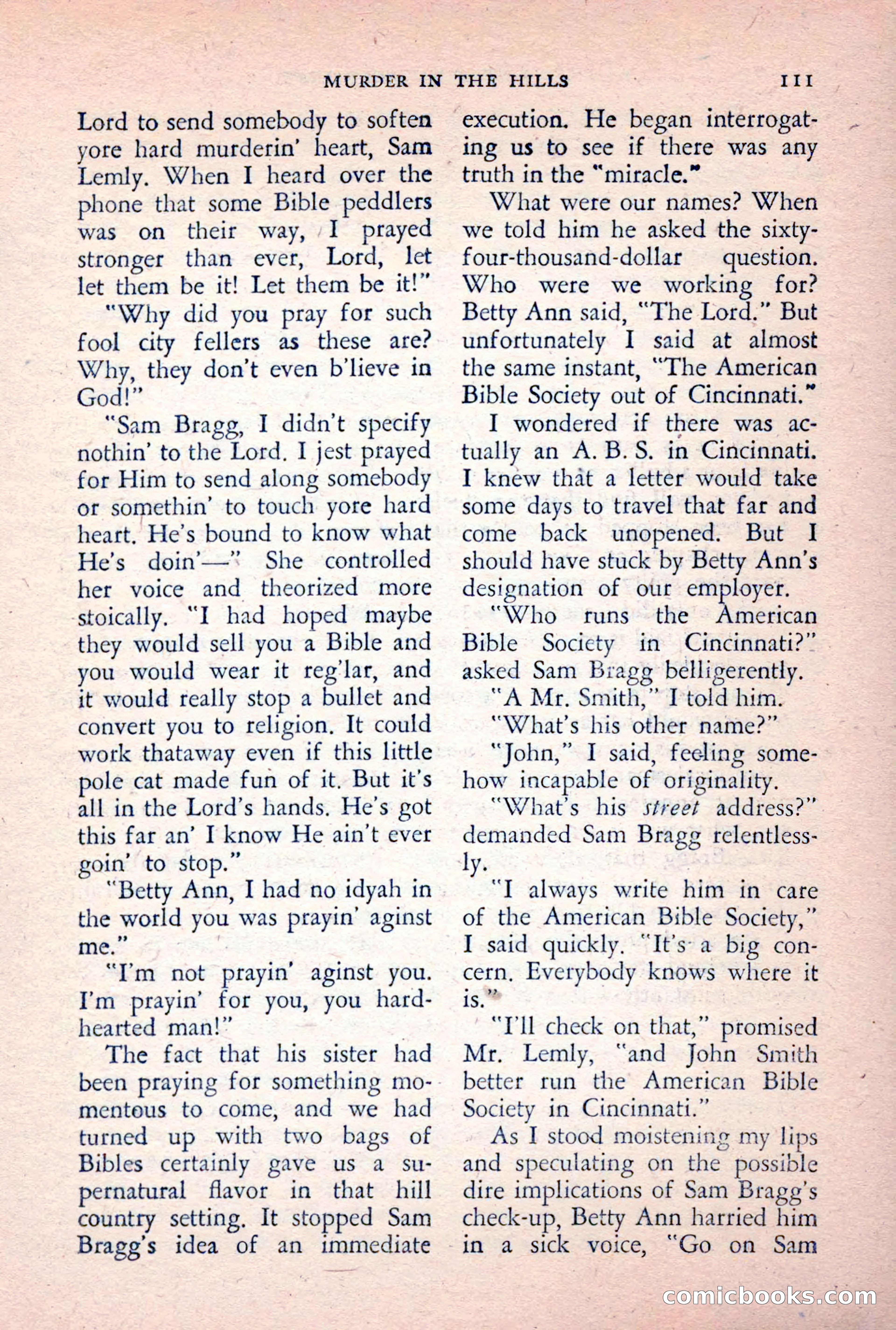 The Saint Detective Magazine, February 1956 — page 113 of 164