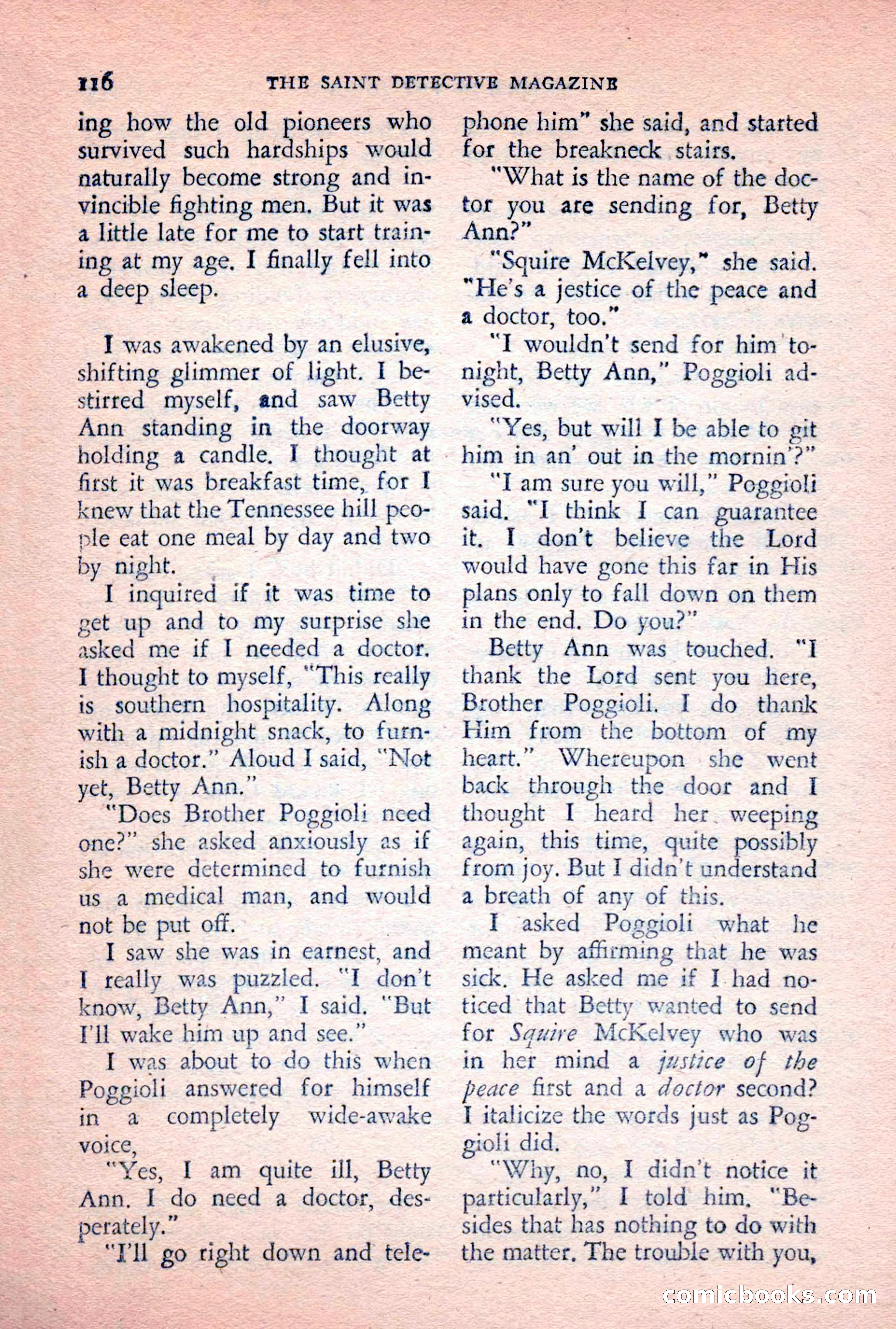 The Saint Detective Magazine, February 1956 — page 118 of 164