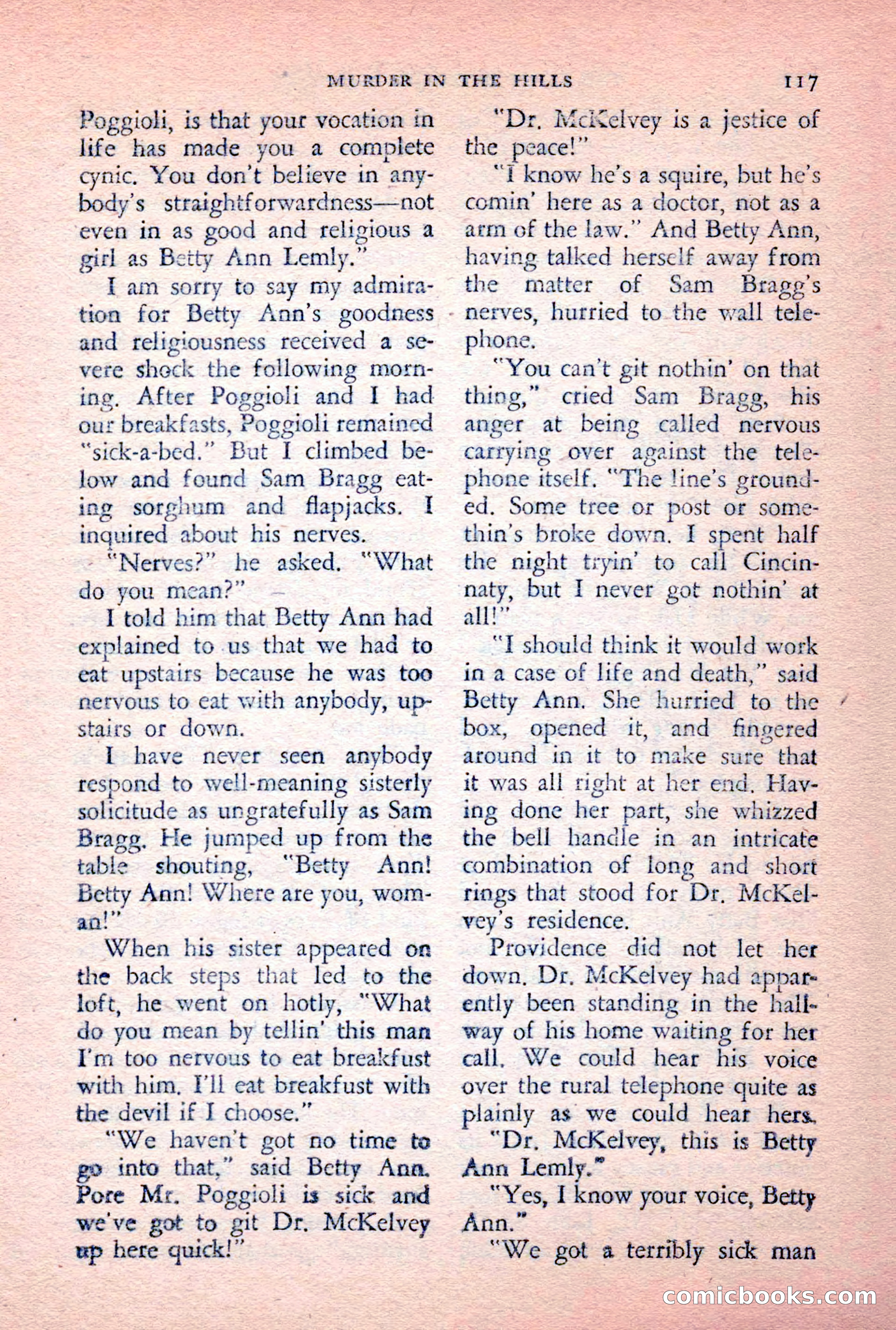 The Saint Detective Magazine, February 1956 — page 119 of 164