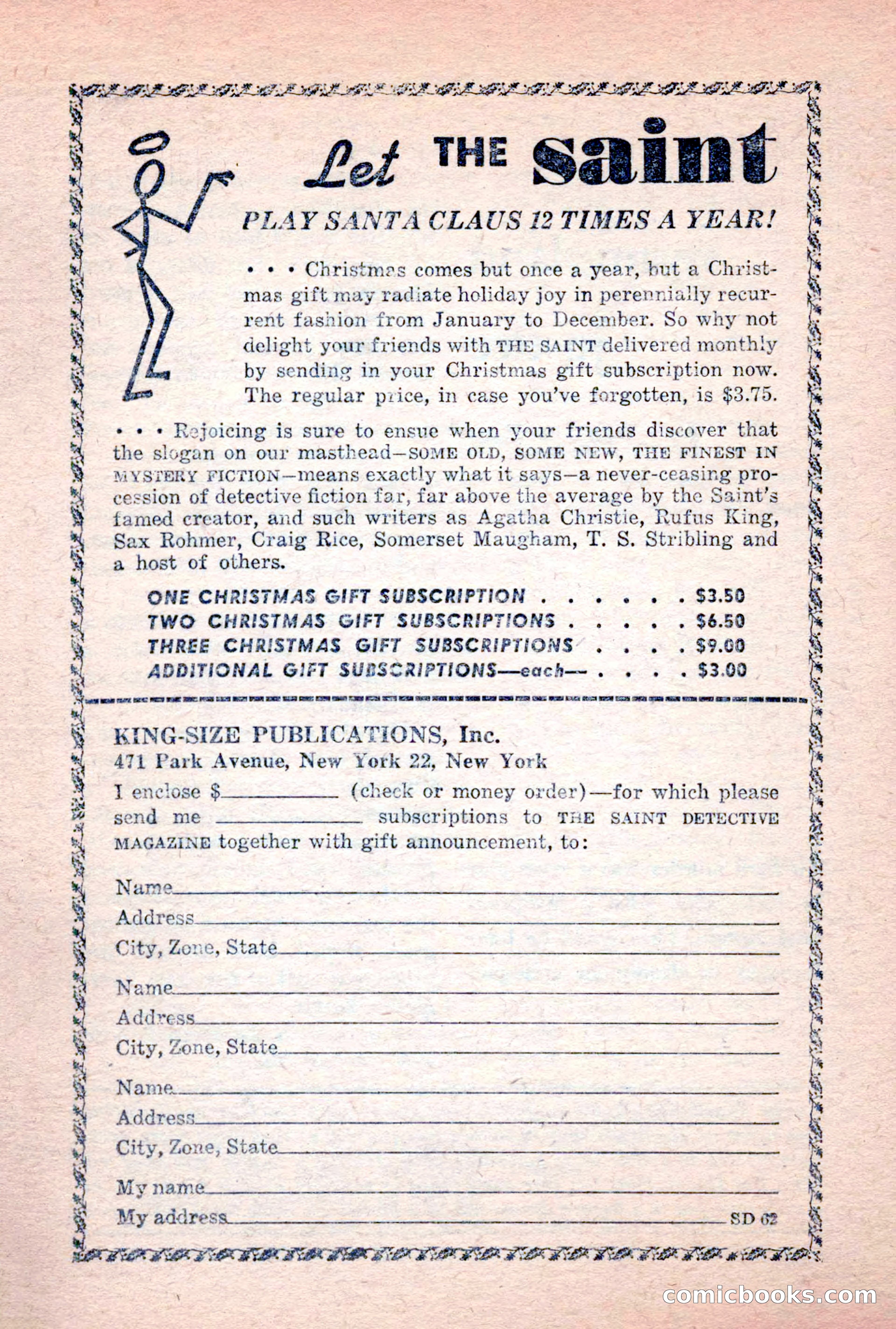 The Saint Detective Magazine, February 1956 — page 123 of 164