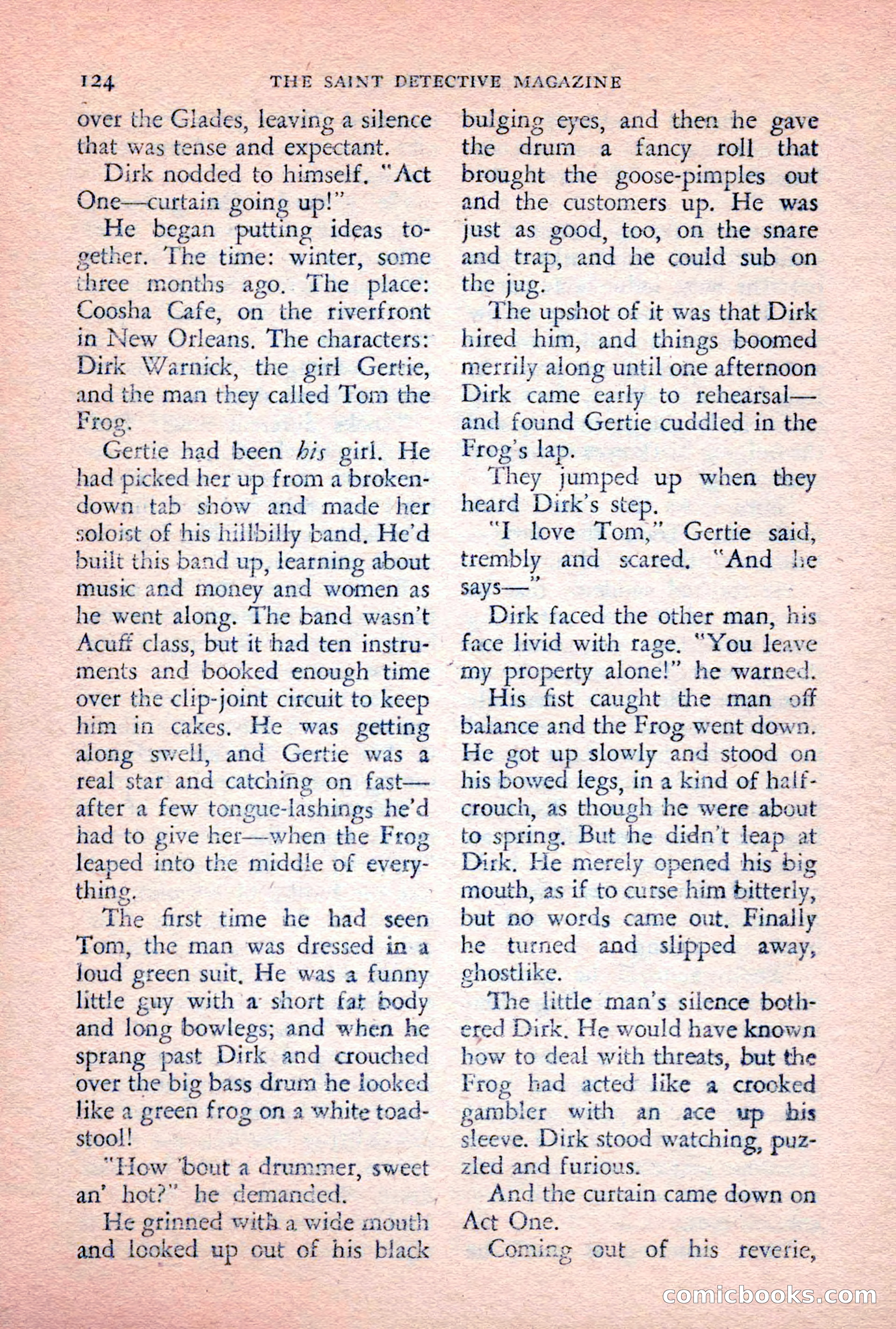 The Saint Detective Magazine, February 1956 — page 126 of 164