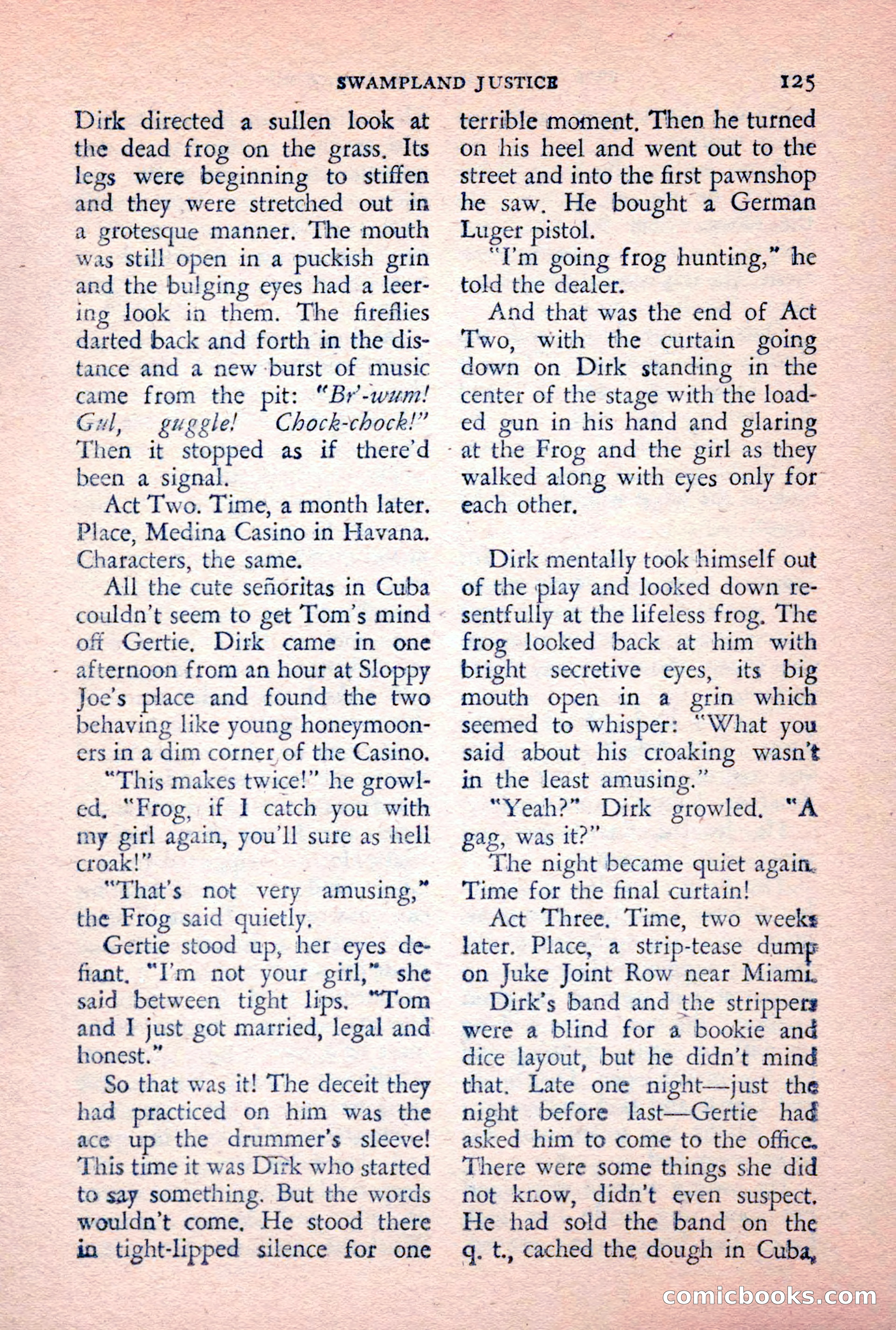 The Saint Detective Magazine, February 1956 — page 127 of 164