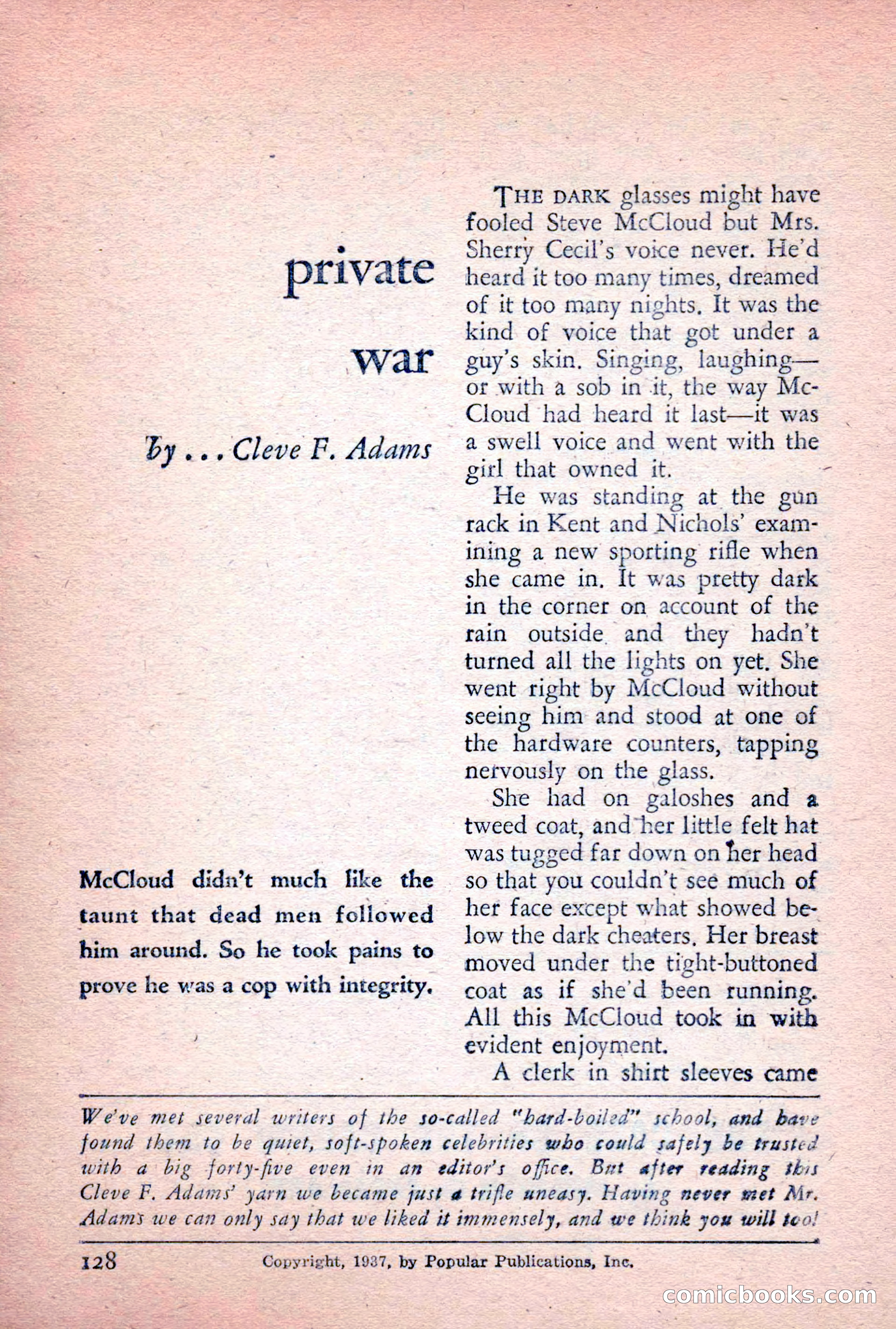 The Saint Detective Magazine, February 1956 — page 130 of 164