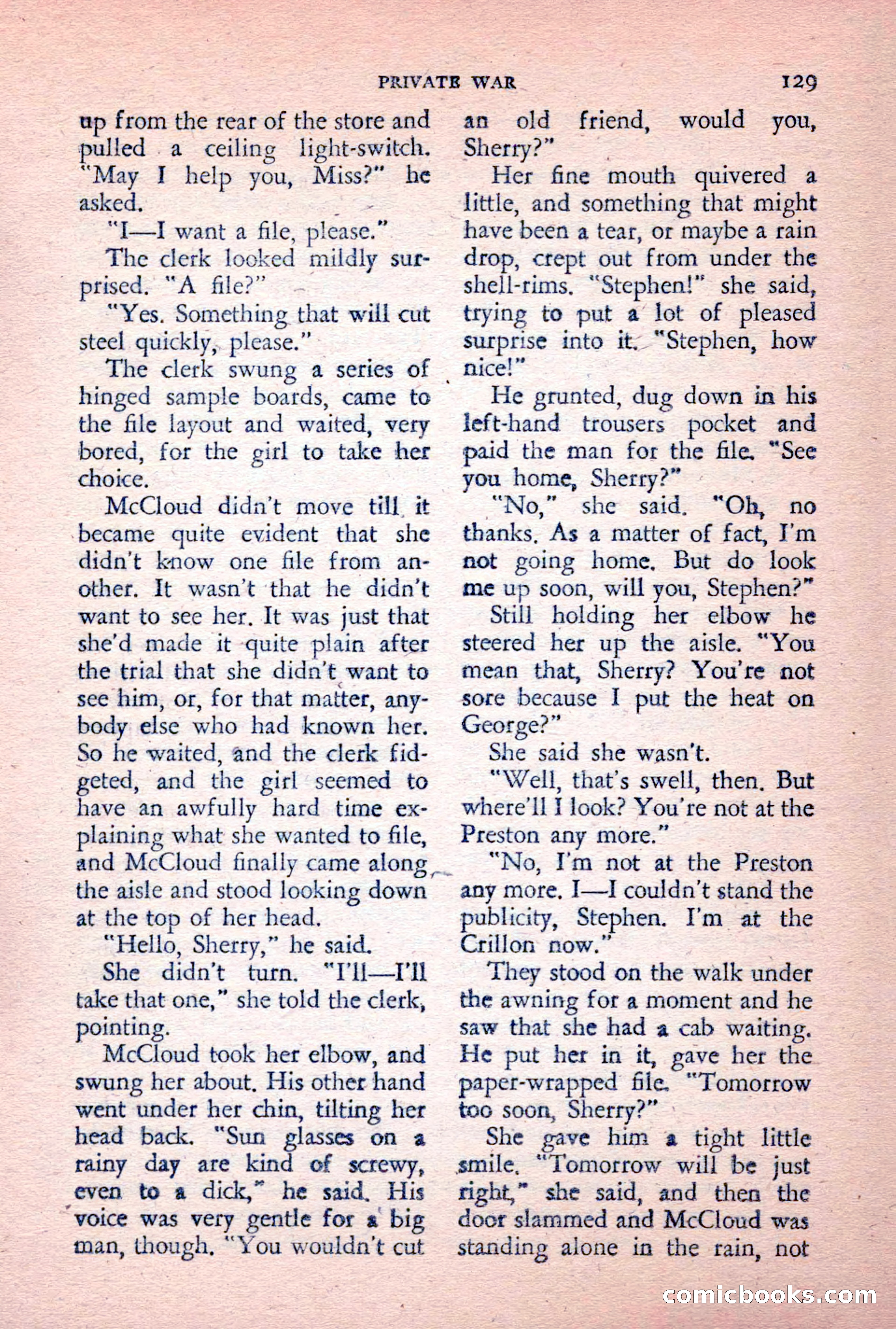 The Saint Detective Magazine, February 1956 — page 131 of 164