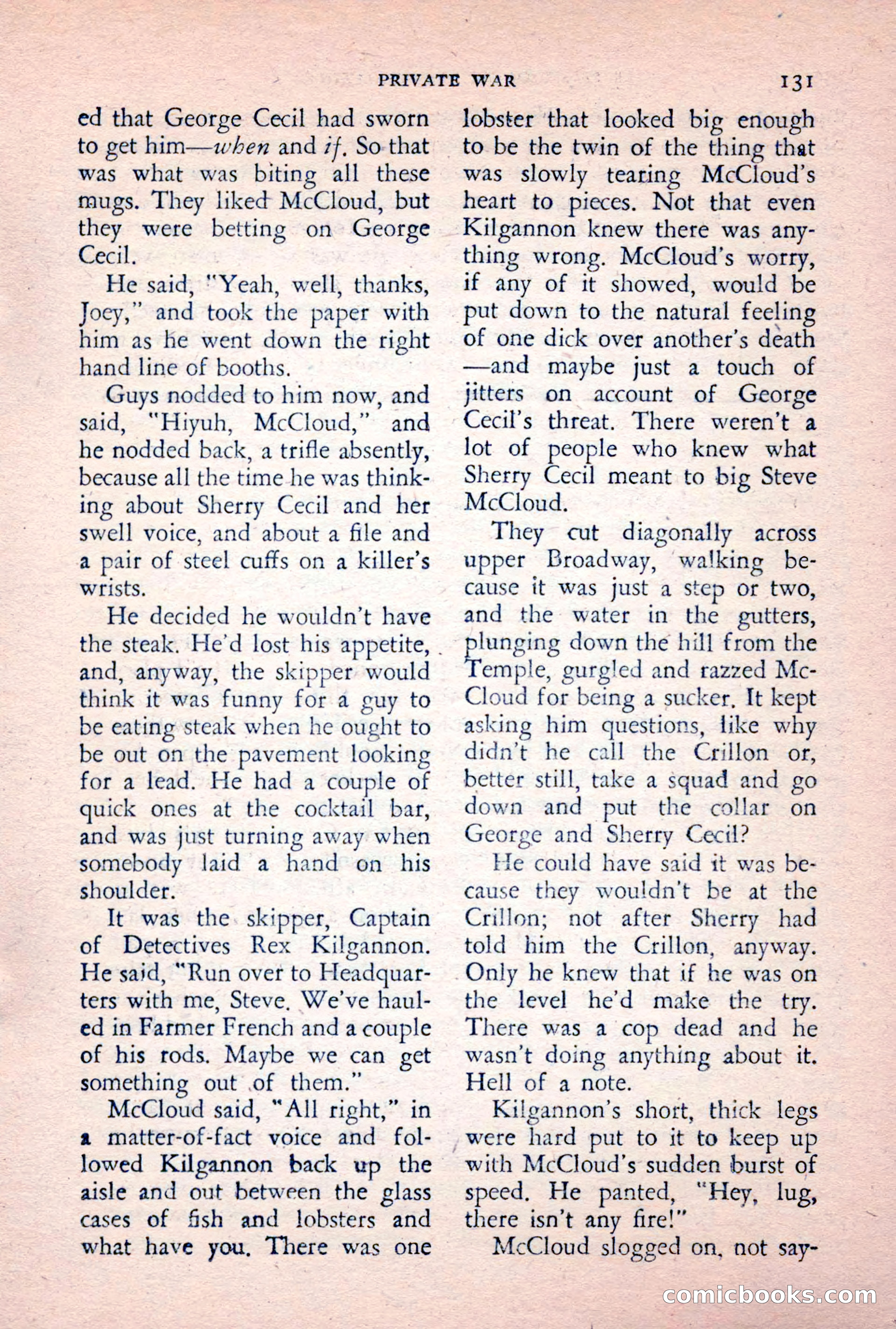 The Saint Detective Magazine, February 1956 — page 133 of 164