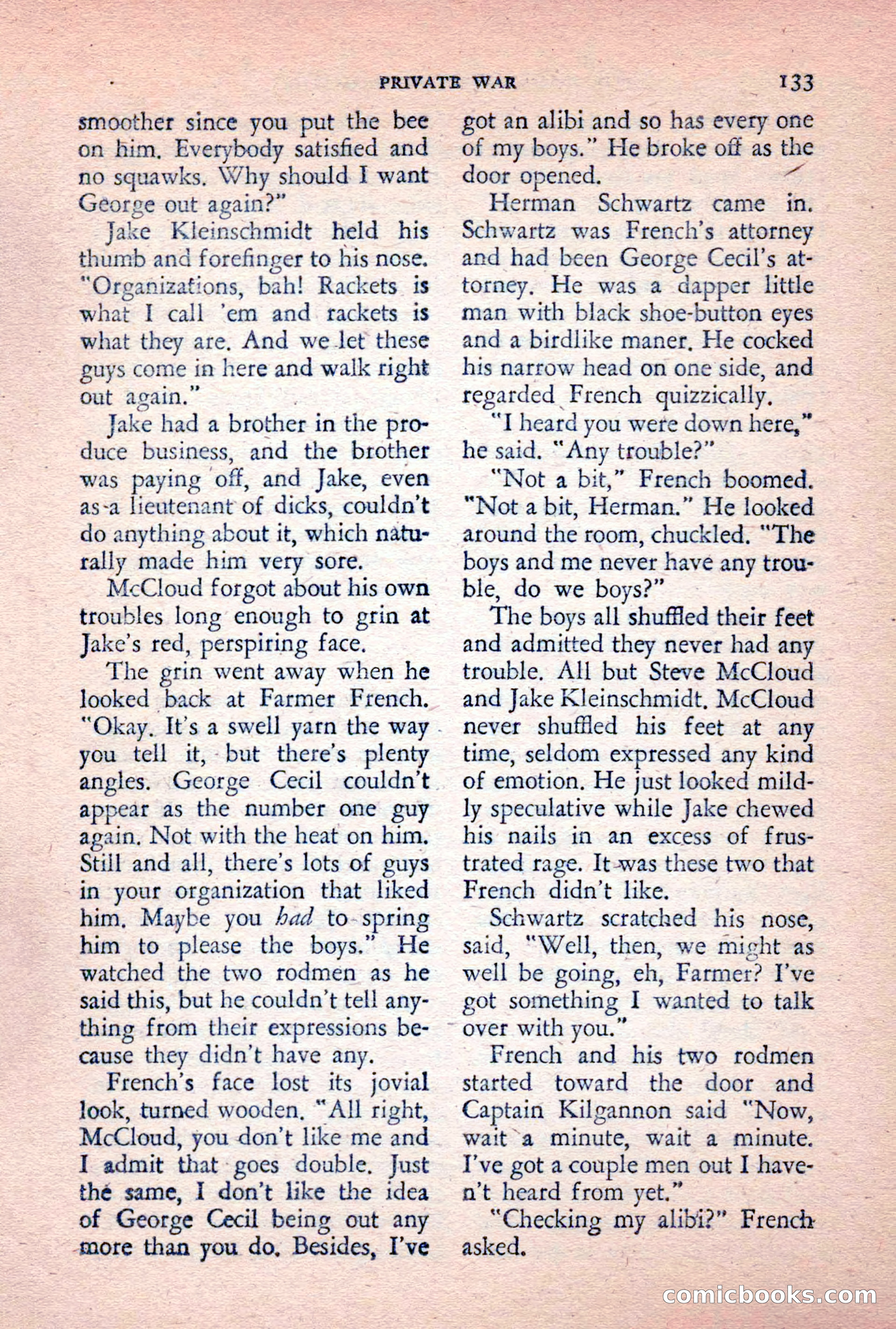 The Saint Detective Magazine, February 1956 — page 135 of 164
