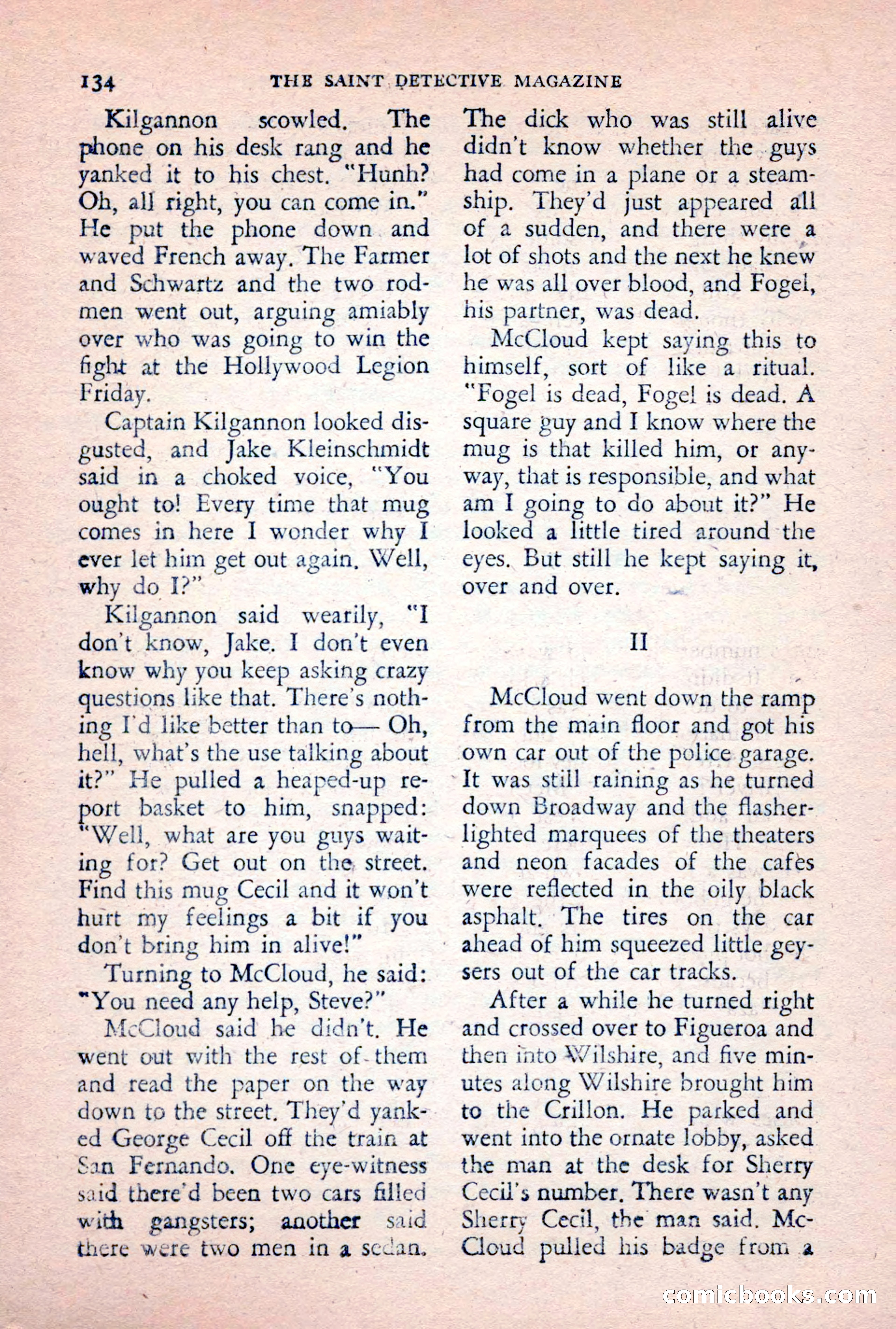 The Saint Detective Magazine, February 1956 — page 136 of 164