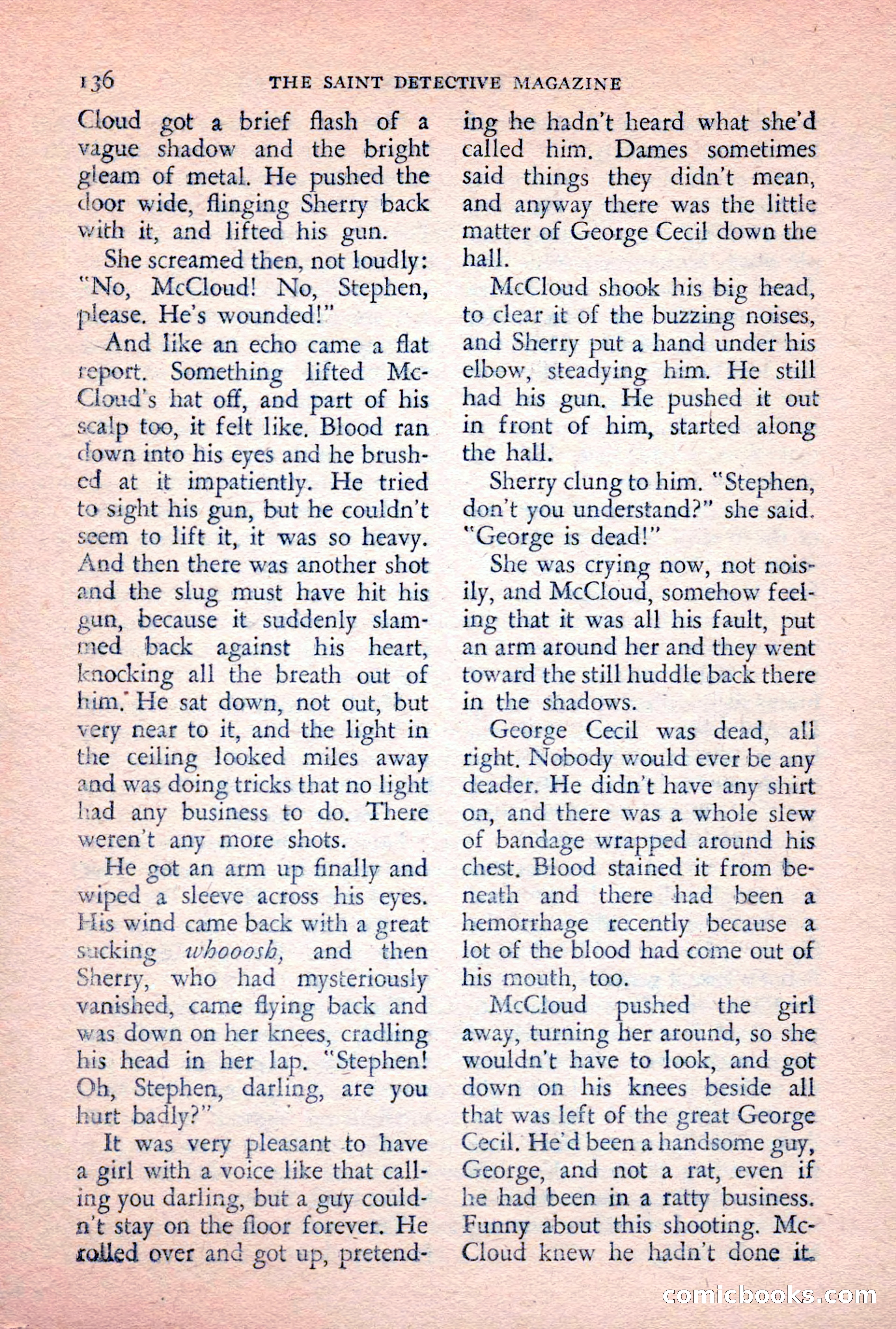 The Saint Detective Magazine, February 1956 — page 138 of 164