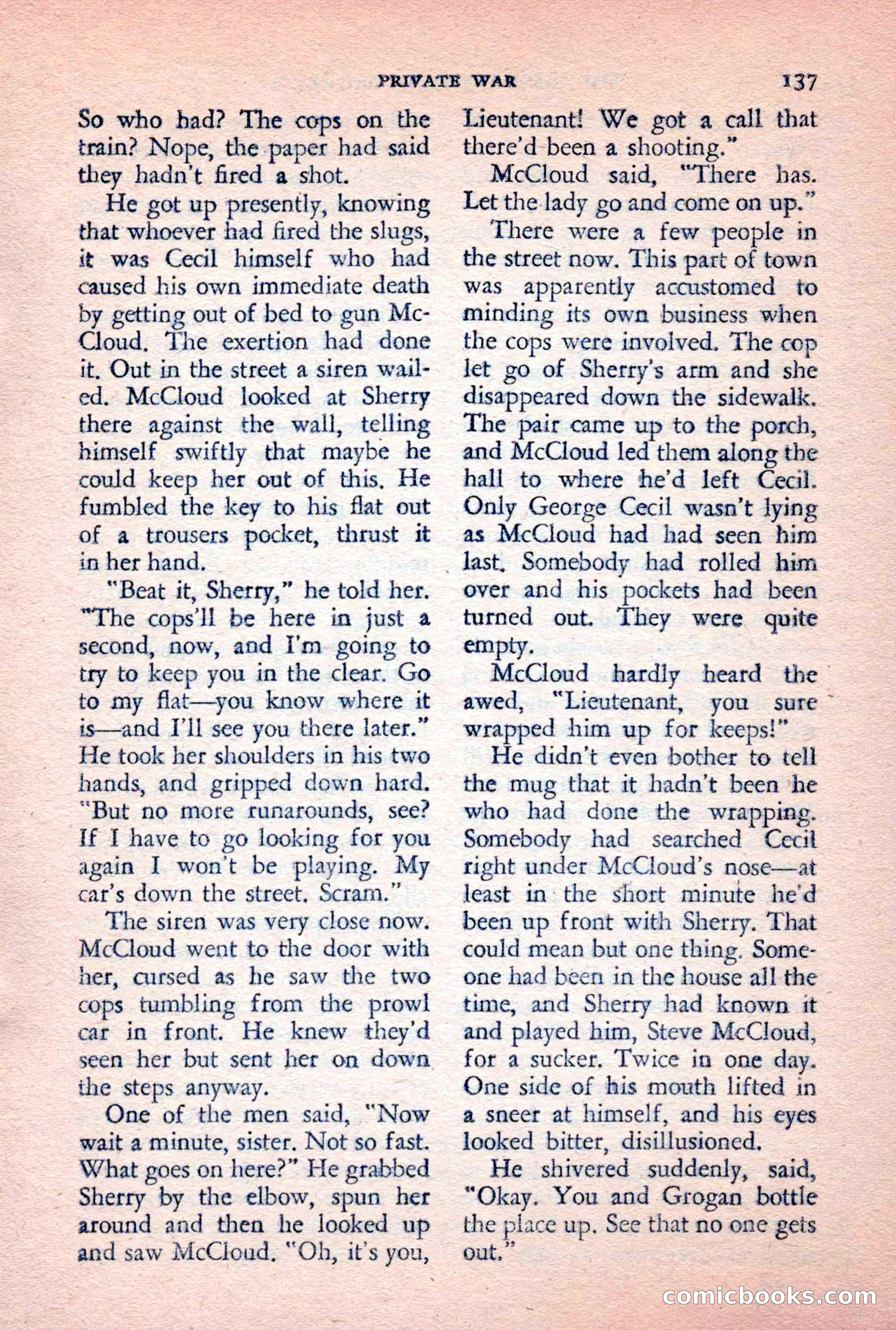 The Saint Detective Magazine, February 1956 — page 139 of 164