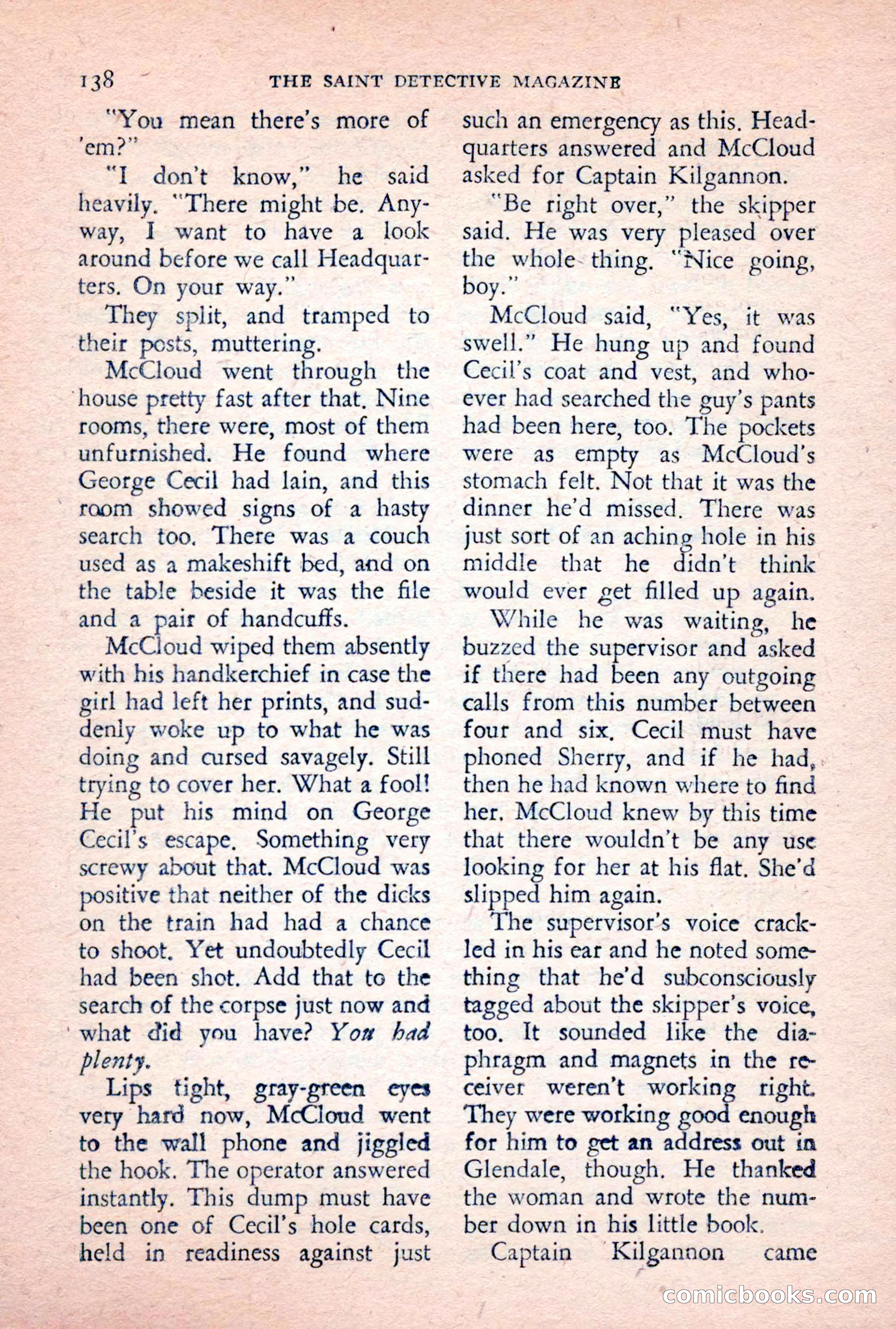 The Saint Detective Magazine, February 1956 — page 140 of 164