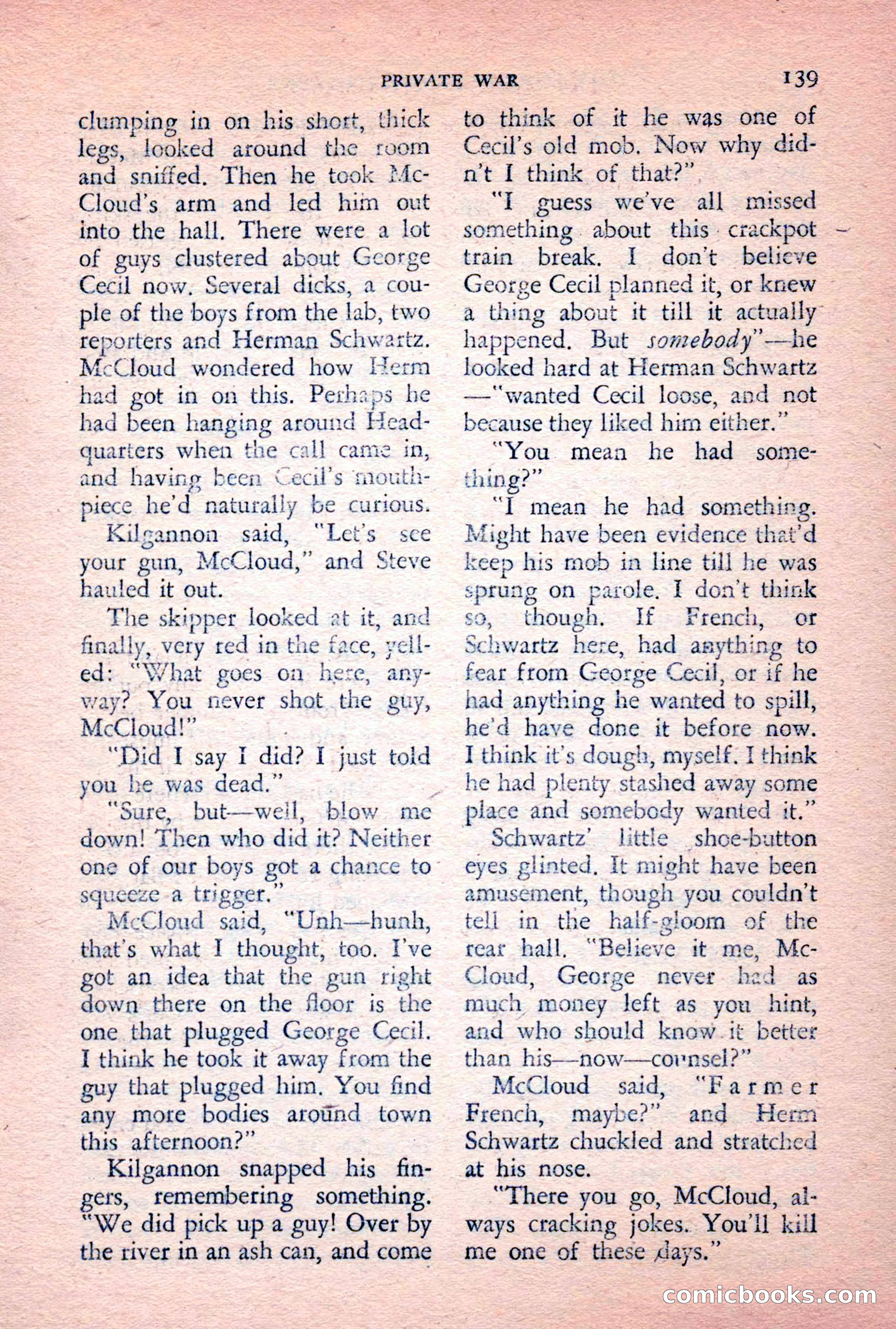 The Saint Detective Magazine, February 1956 — page 141 of 164