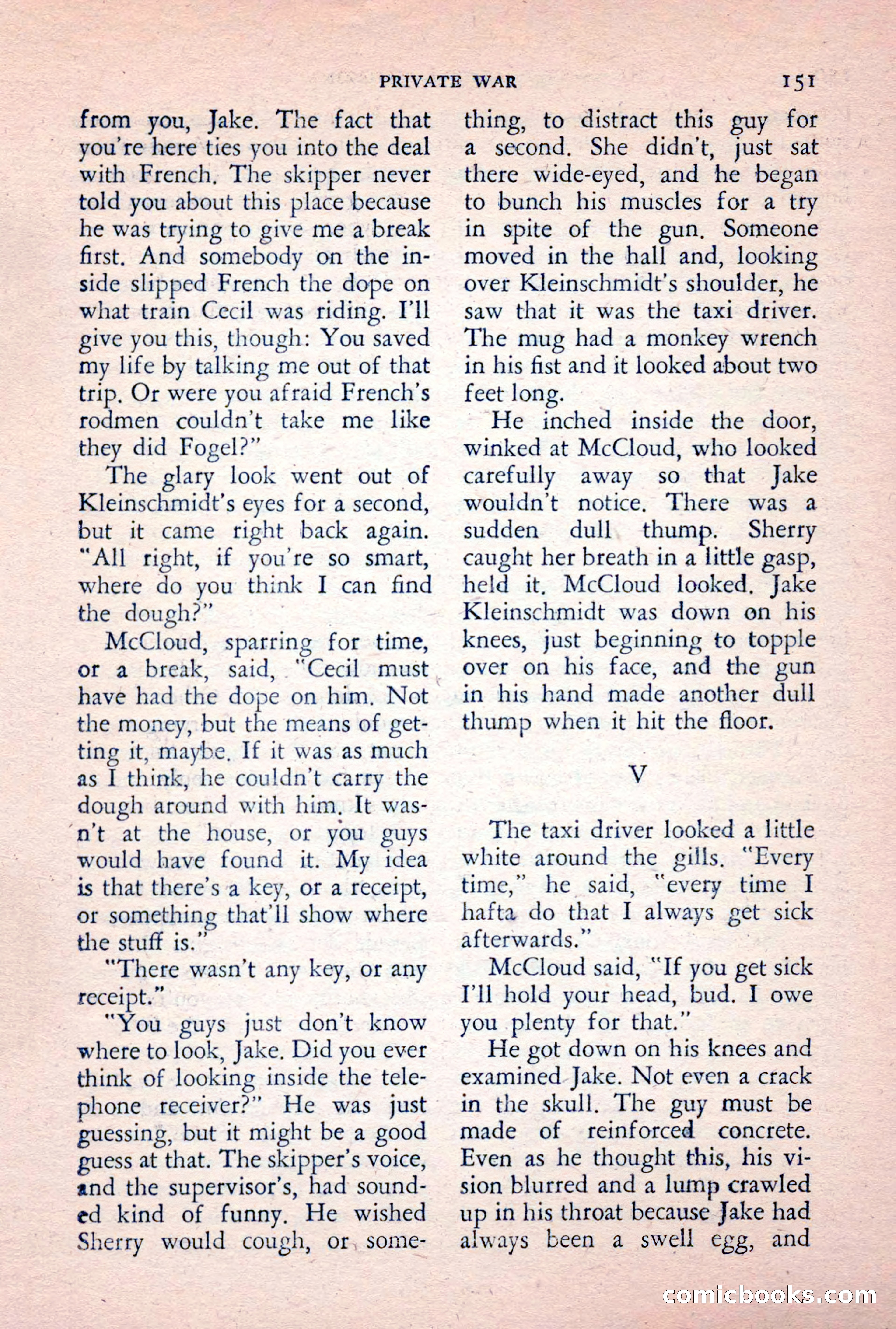The Saint Detective Magazine, February 1956 — page 153 of 164