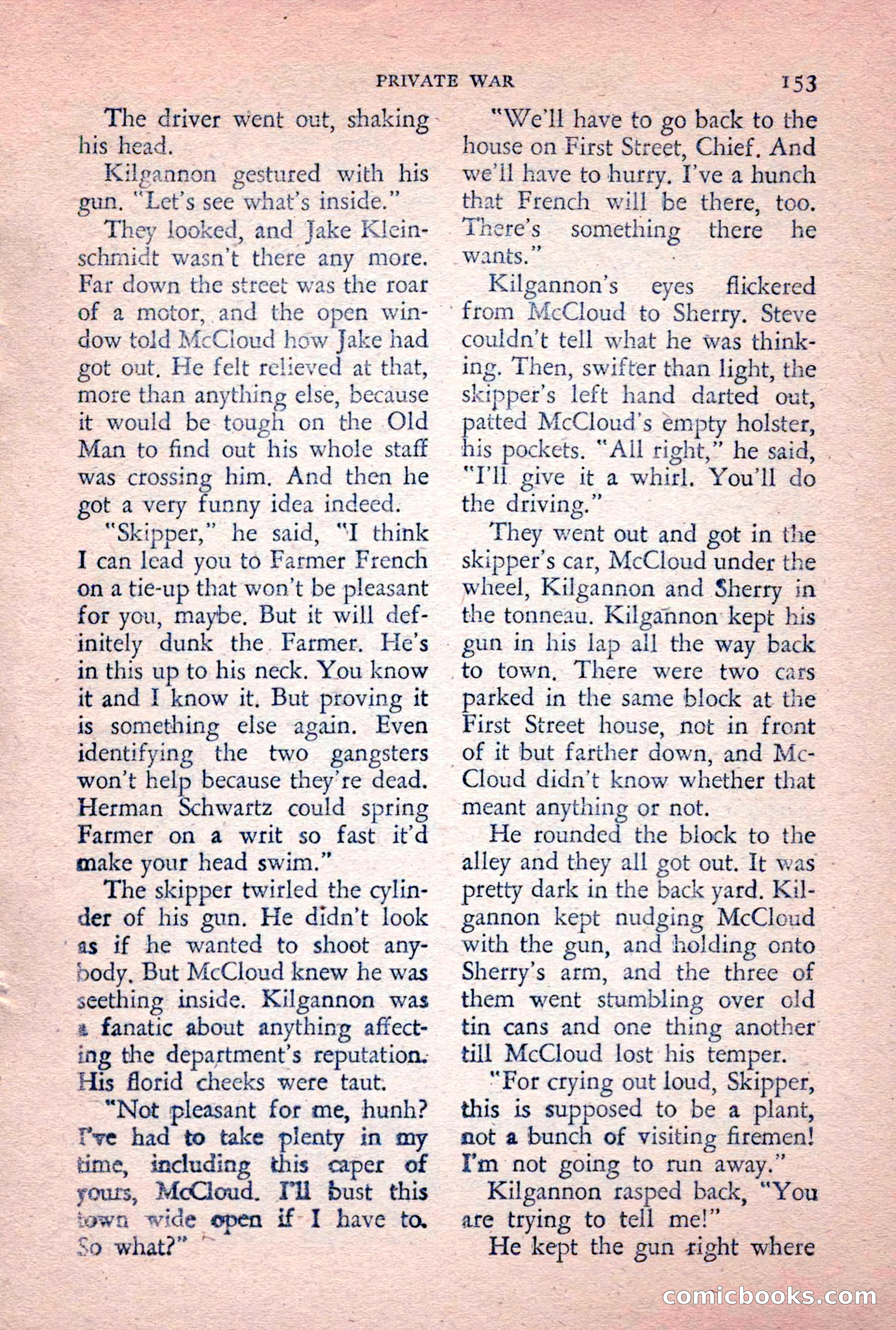 The Saint Detective Magazine, February 1956 — page 155 of 164